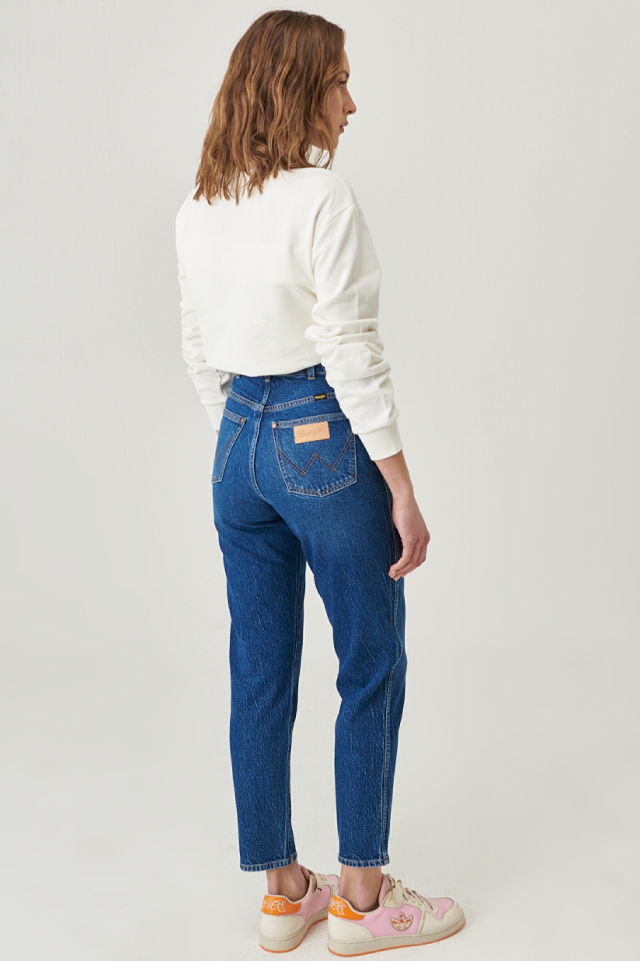 Mom Fit Denim Yüksek Bel Jean Kot Pantolon - Night Shift-W2463841E (görsel 5)