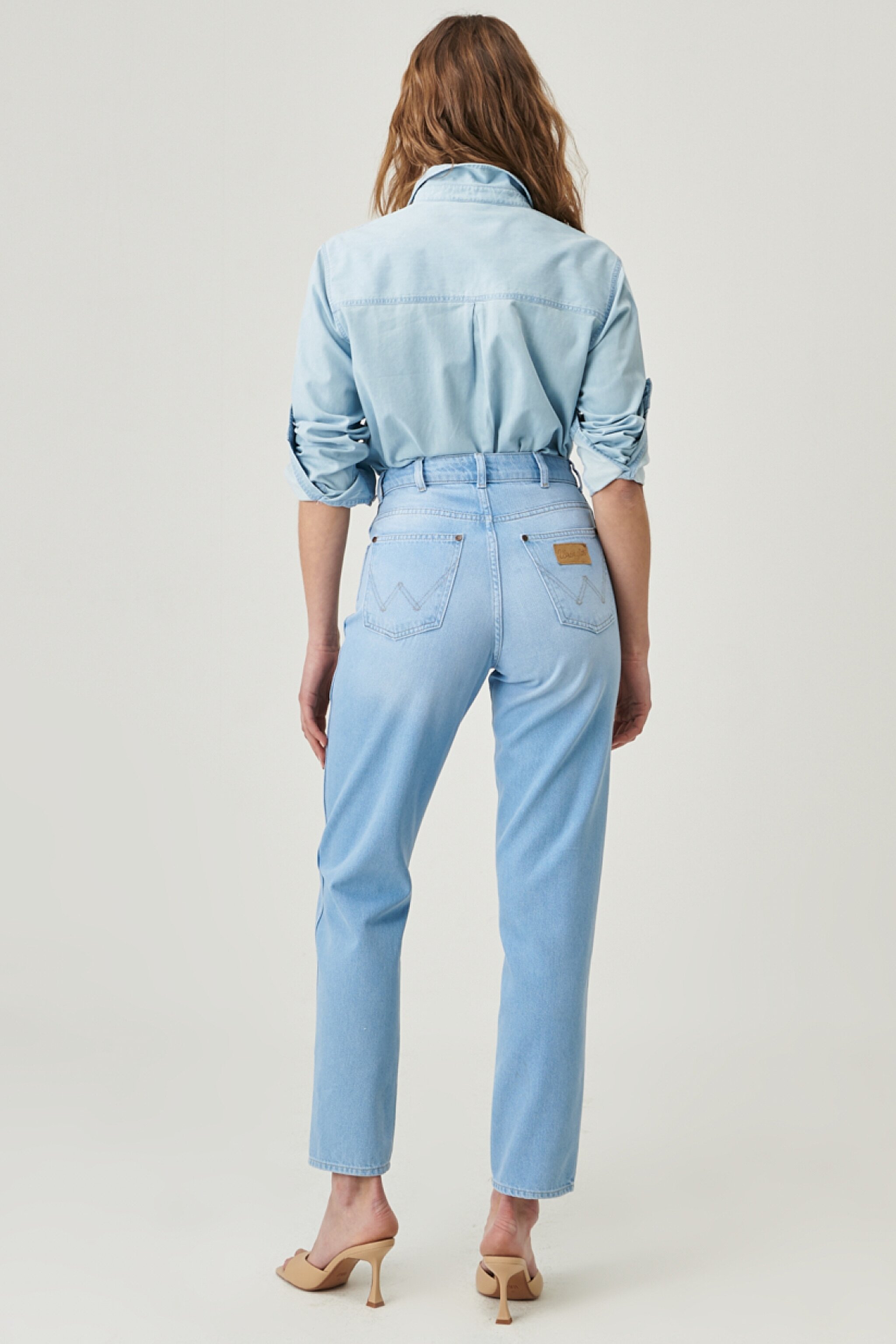 Mom Fit Denim Yüksek Bel Jean Kot Pantolon - Ice Ice Baby-W246PI41V (görsel 6)