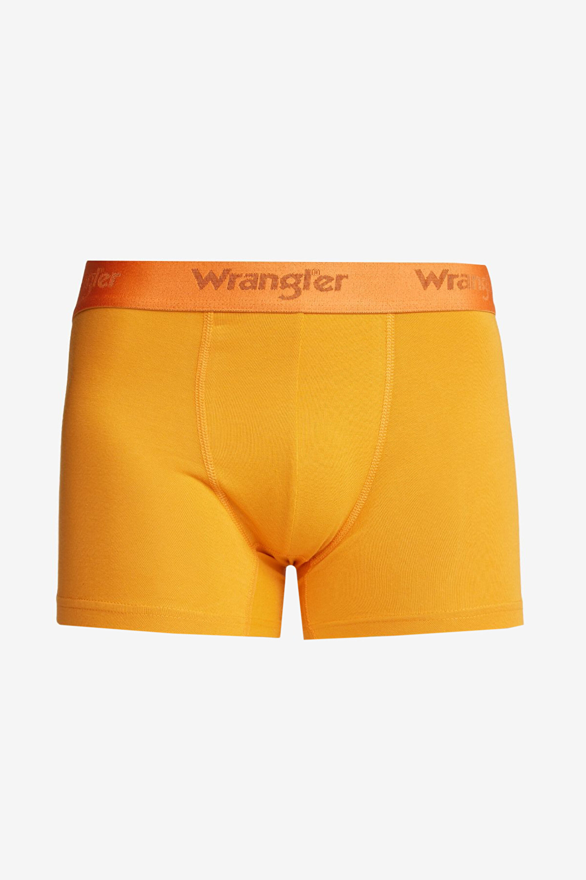 Regular Fit Normal Kesim Turuncu  Pamuklu Esnek Boxer - Orange-W2520592700