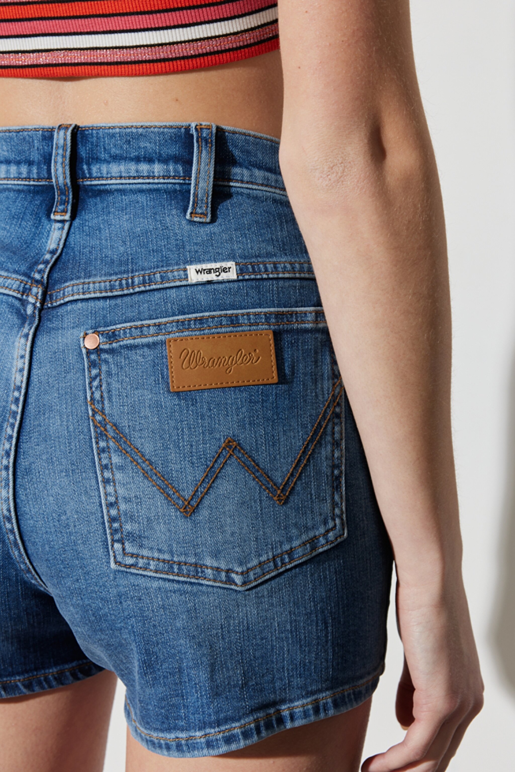 Festival Regular Fit Normal Kesim %100 Pamuk Yüksek Bel Jean Kot Şort - Preloved-W25J7316O (görsel 6)