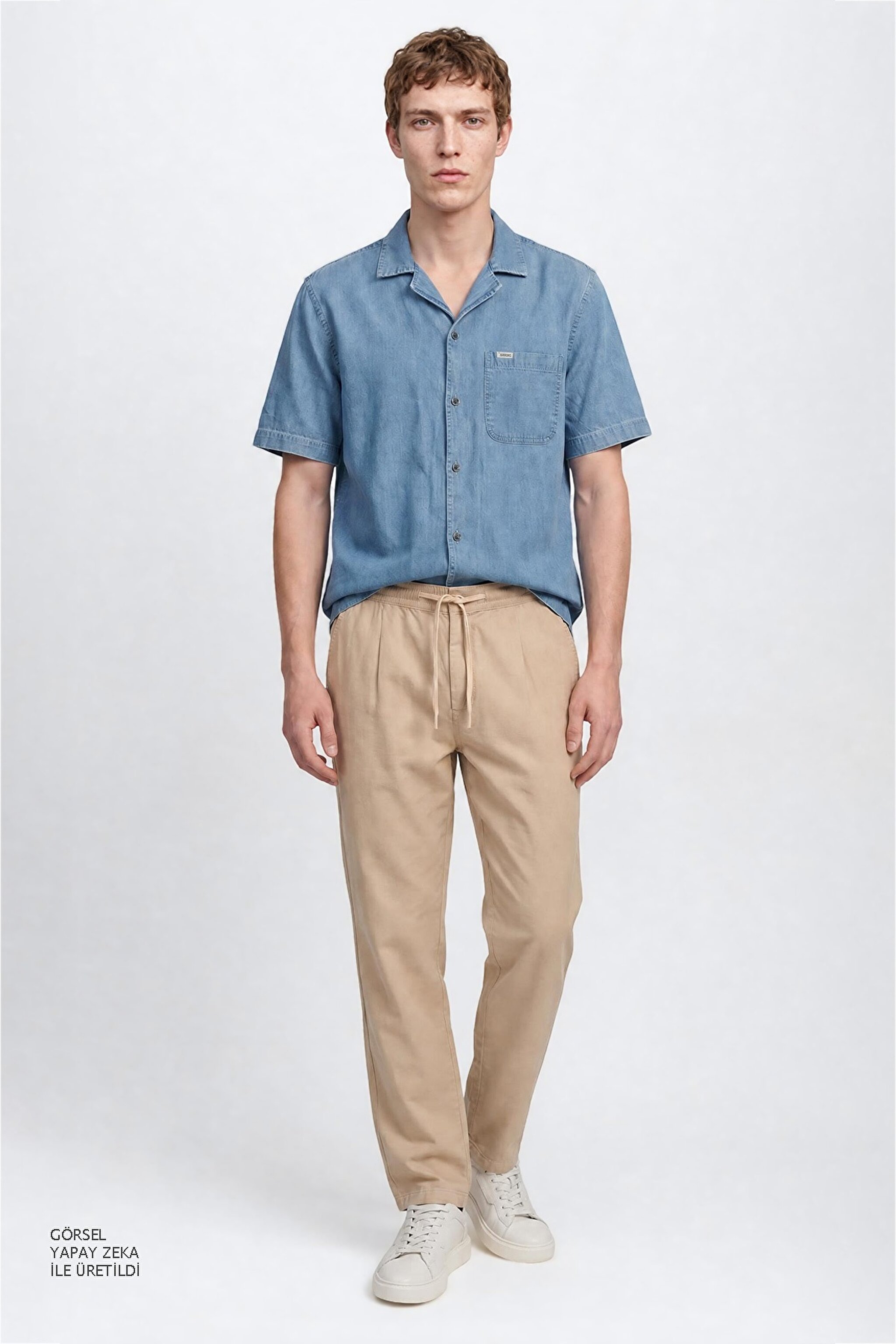 Regular Fit Normal Kesim Yumuşak Dokulu Siyah Pantolon - Stone-W2610167013 (görsel 2)