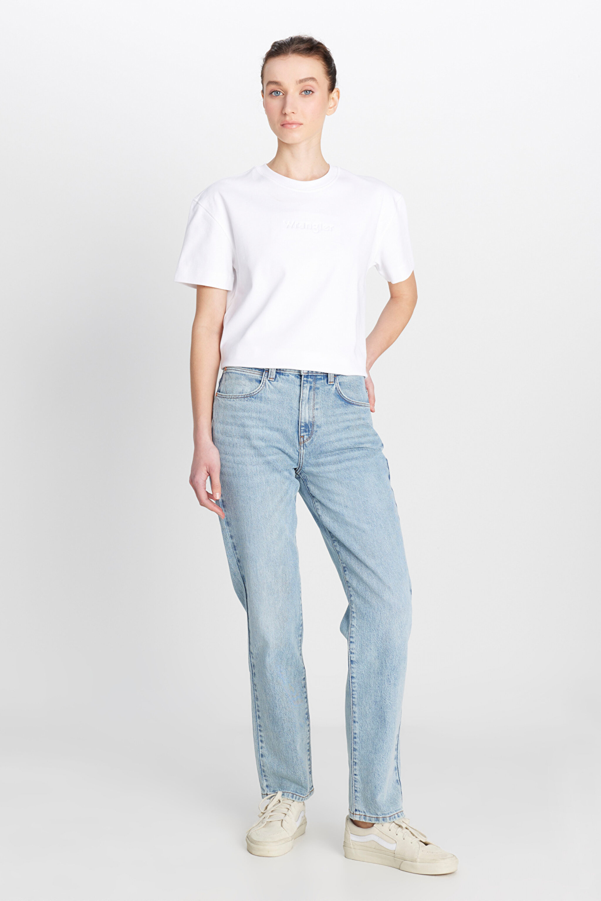 Straight Fit Düz Kesim Normal Bel Mavi Pamuklu Esnek Denim Jean Pantolon
