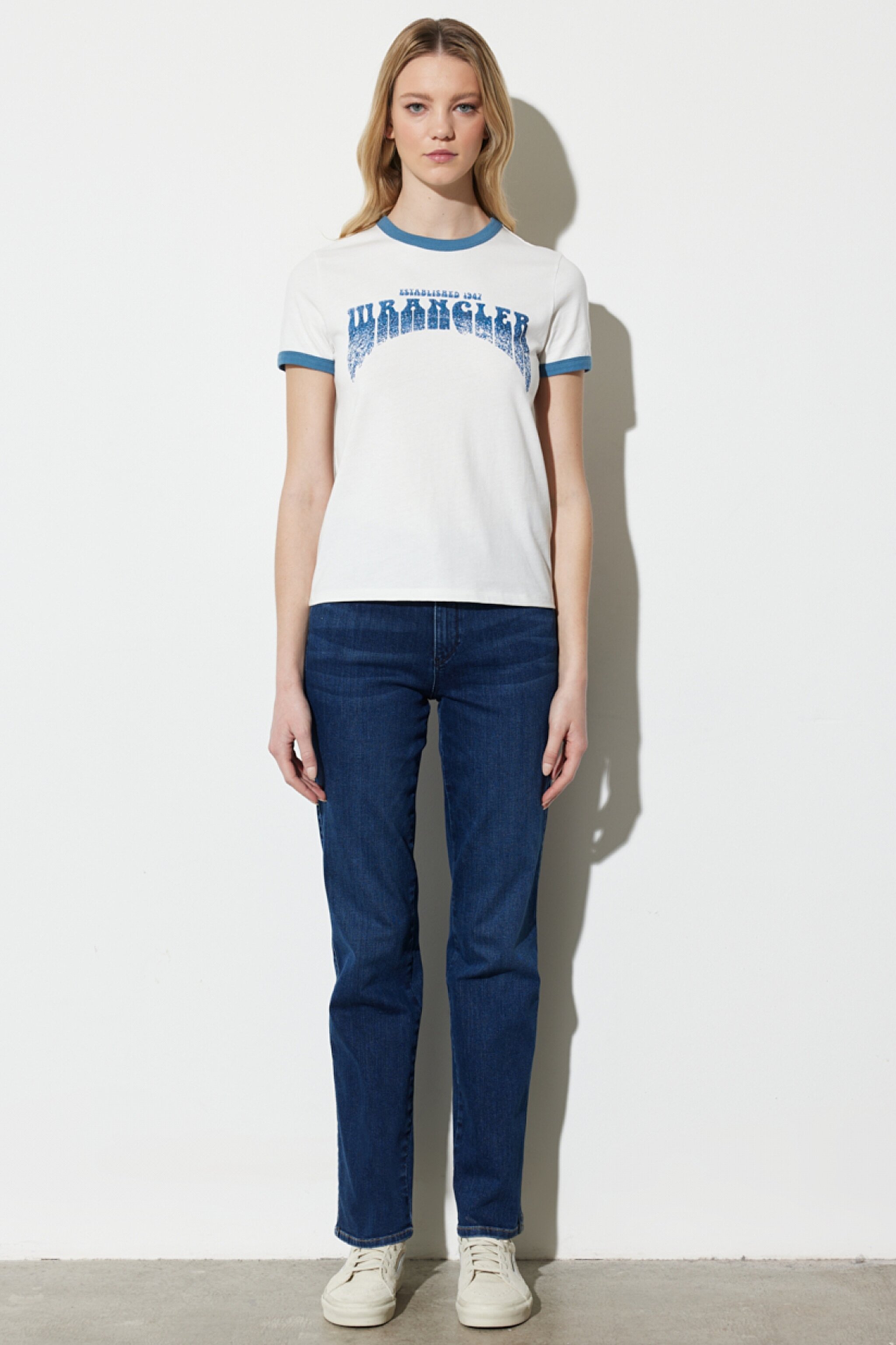 Straight Fit Düz Kesim Yüksek Bel  Esnek Jean Kot Pantolon - Anabel-W26RCY37Q (görsel 3)