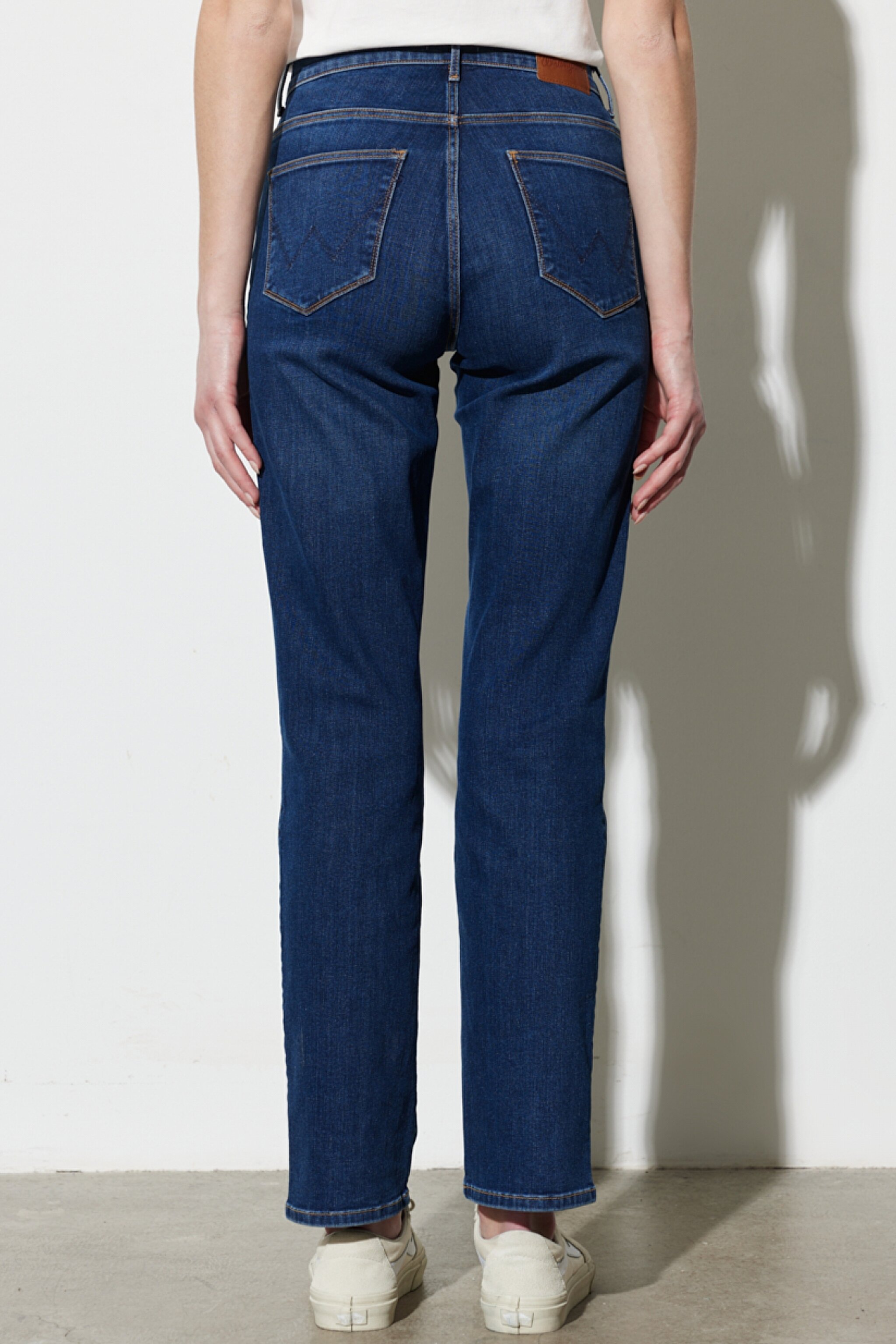 Straight Fit Düz Kesim Yüksek Bel  Esnek Jean Kot Pantolon - Anabel-W26RCY37Q (görsel 6)