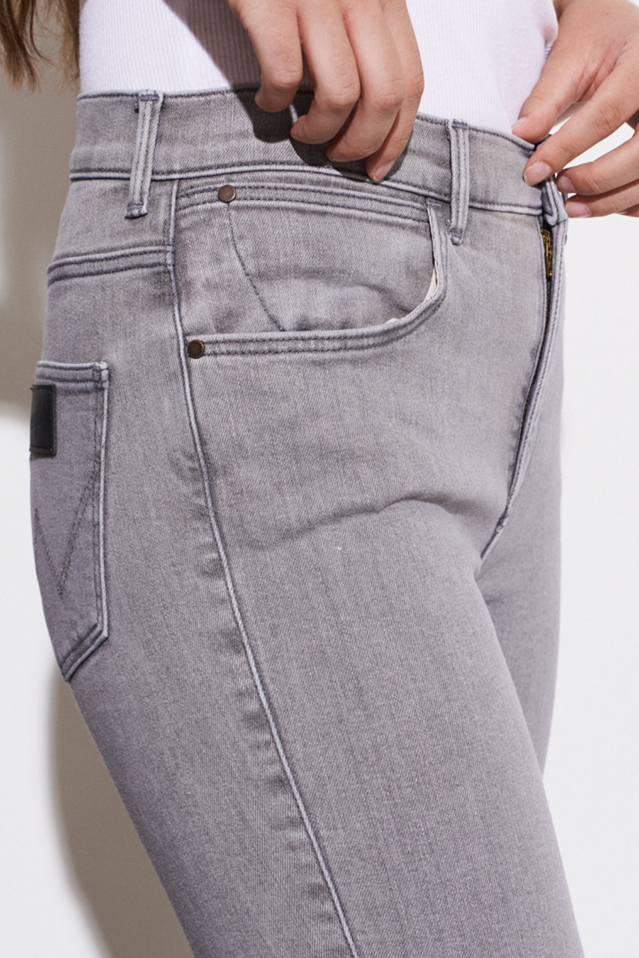 Skinny Fit Dar Kesim Yüksek Bel Esnek Jean Kot Pantolon - Imagine-W27H95W17 (görsel 3)