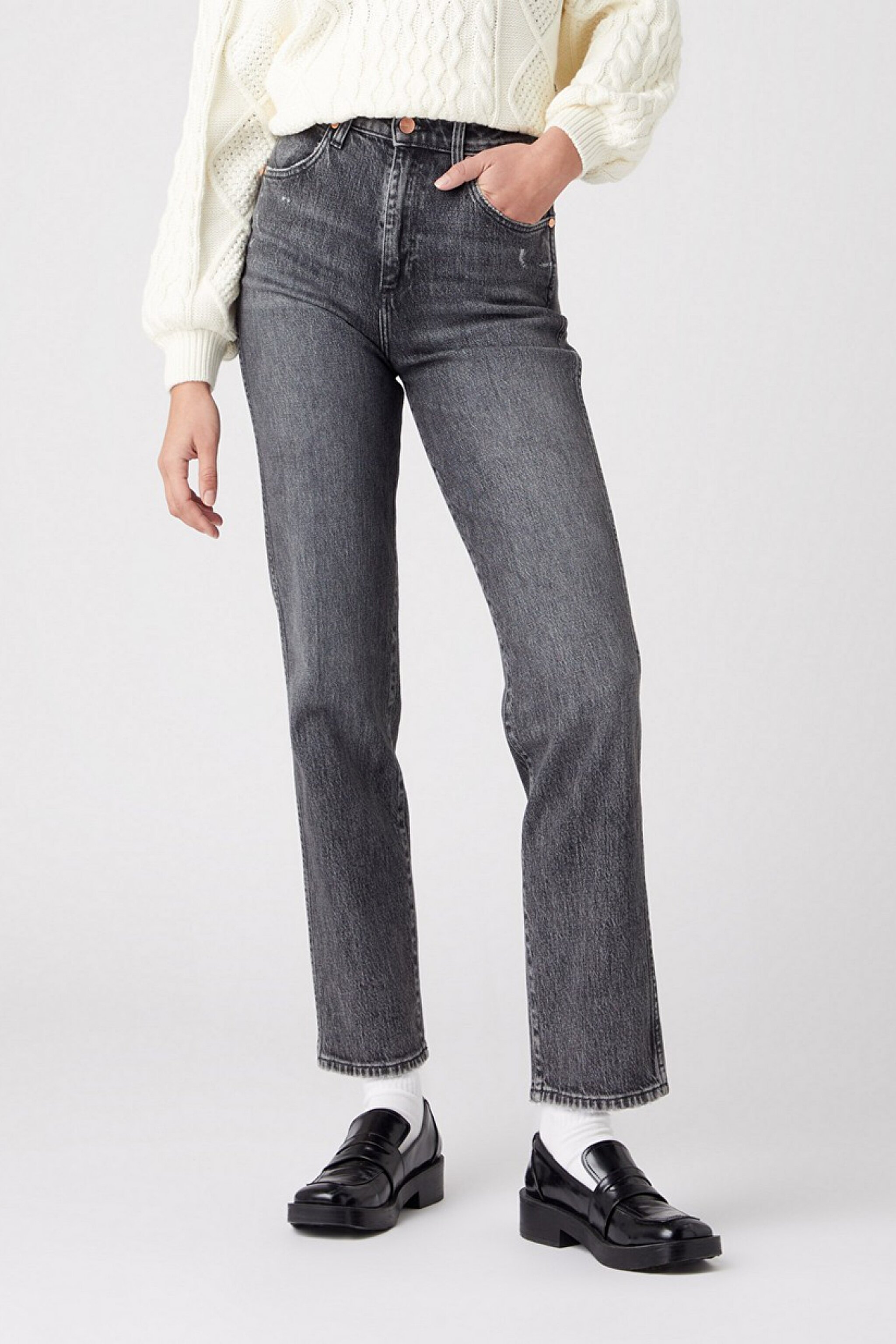 Mom Denim Fit Yüksek Bel Dar Paça Jean Kot Pantolon - Stargazer-W27M41Z16