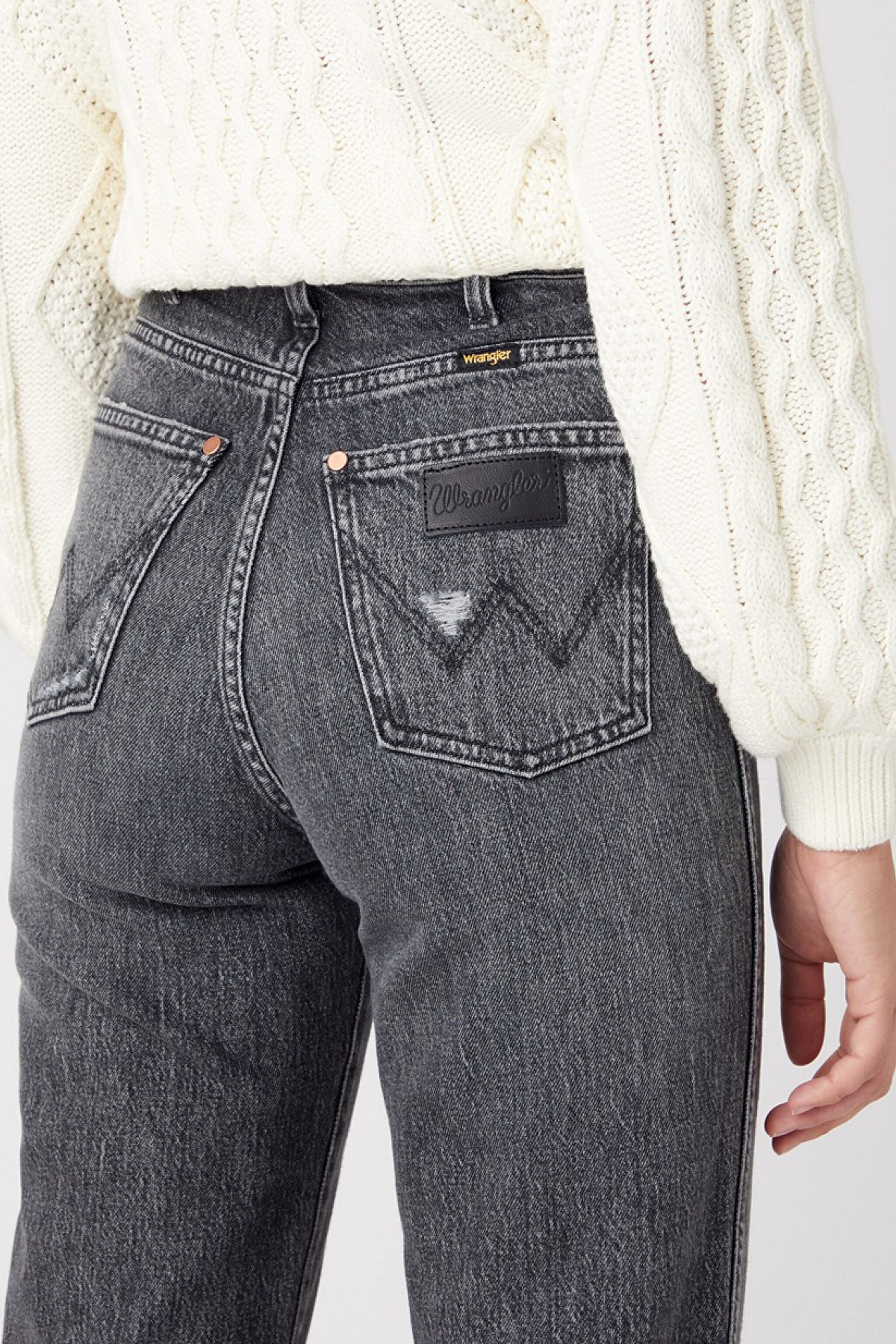 Mom Denim Fit Yüksek Bel Dar Paça Jean Kot Pantolon - Stargazer-W27M41Z16 (görsel 4)