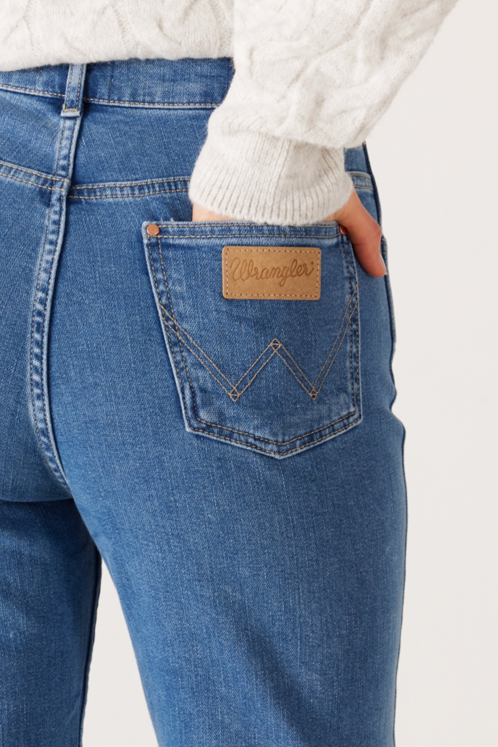 Mom Regular Fit Normal Kesim Yüksek Bel Açık Mavi Esnek Jean Kot Pantolon - Wanda-W27M68231 (görsel 7)