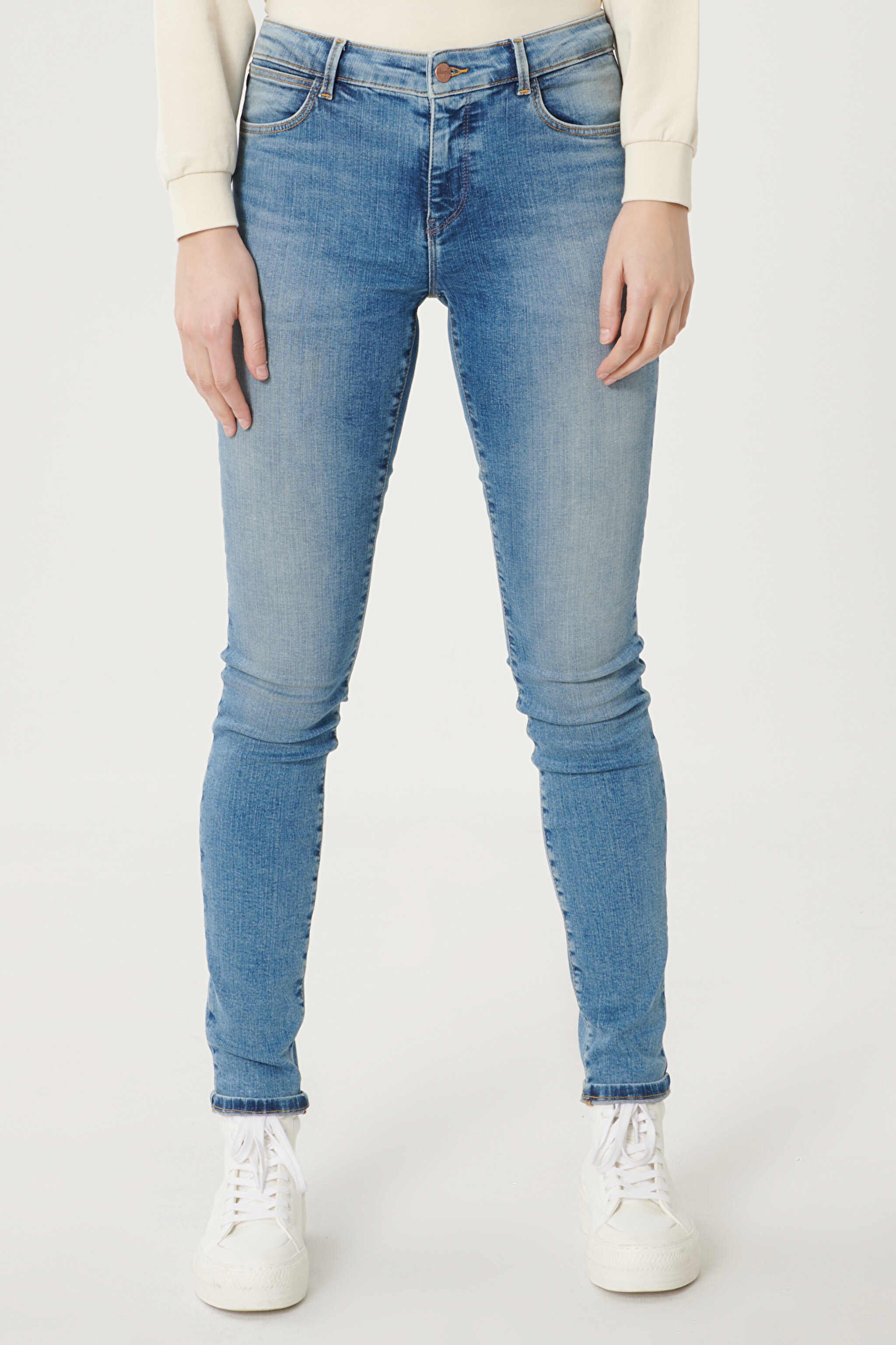 Skinny Fit Denim Esnek Jean Kot Pantolon