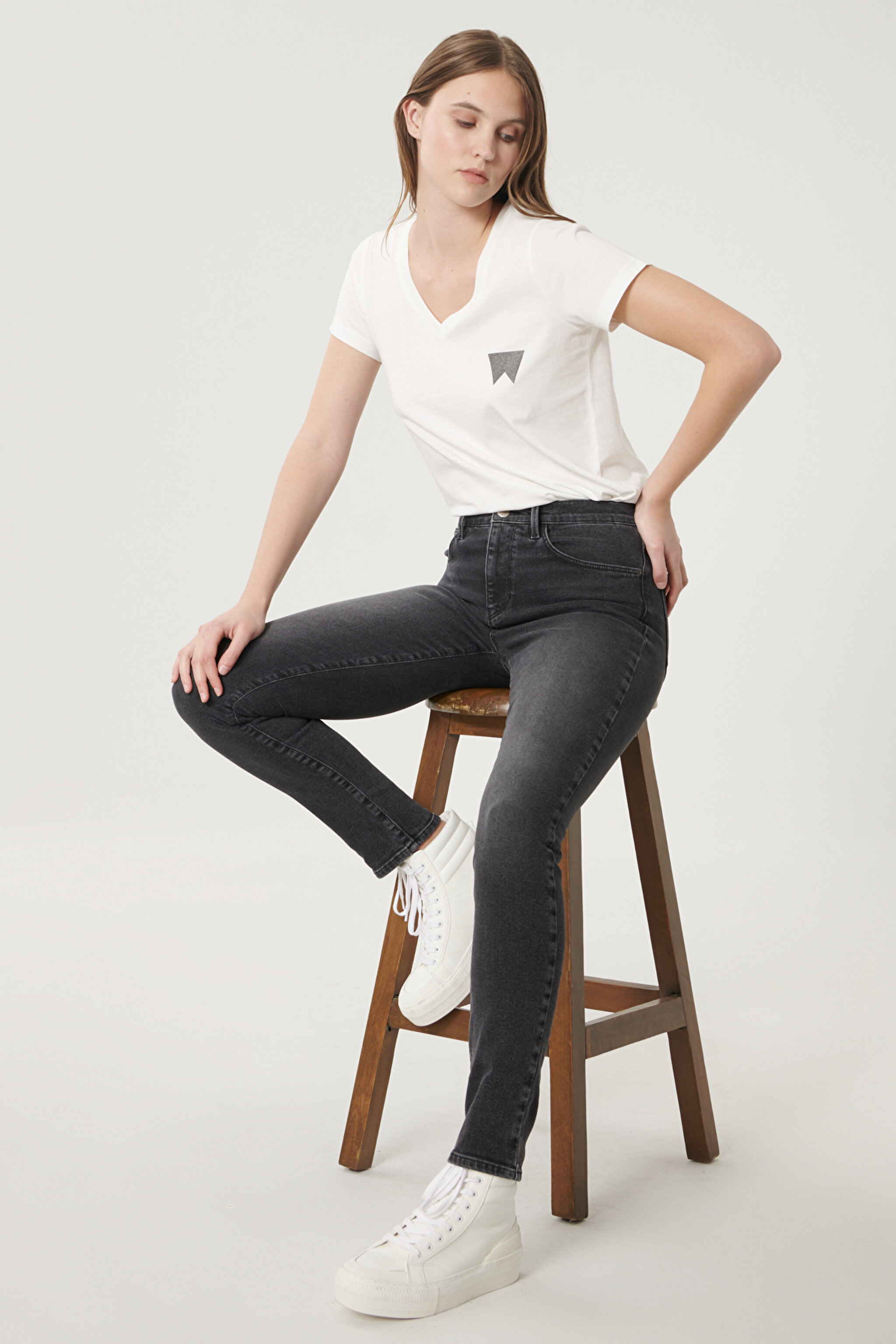 Skinny Fit Denim Esnek Jean Kot Pantolon