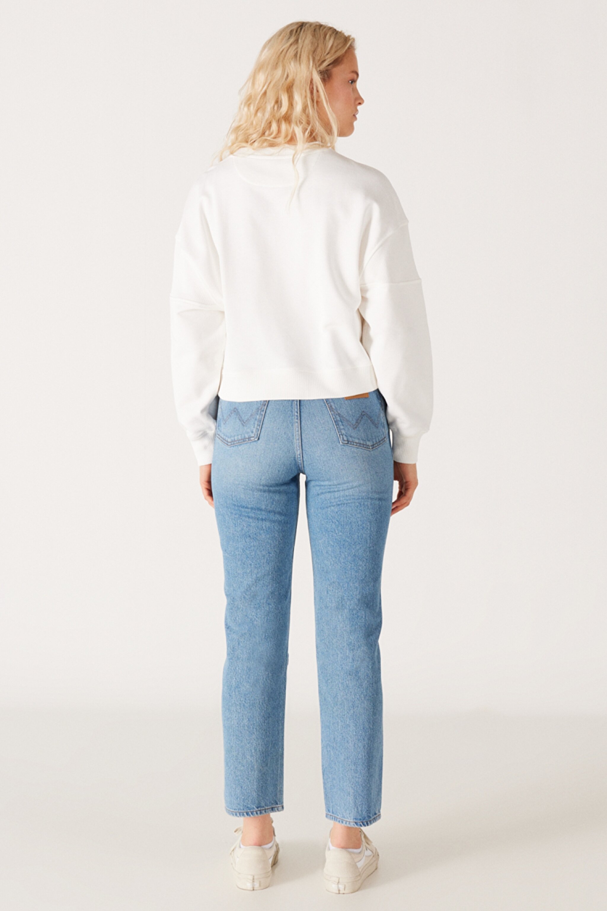 Regular Fit Normal Kesim Yüksek Bel Açık Mavi Esnek Wild West Jean Kot Pantolon - Light Blue-W2H2007404 (görsel 7)