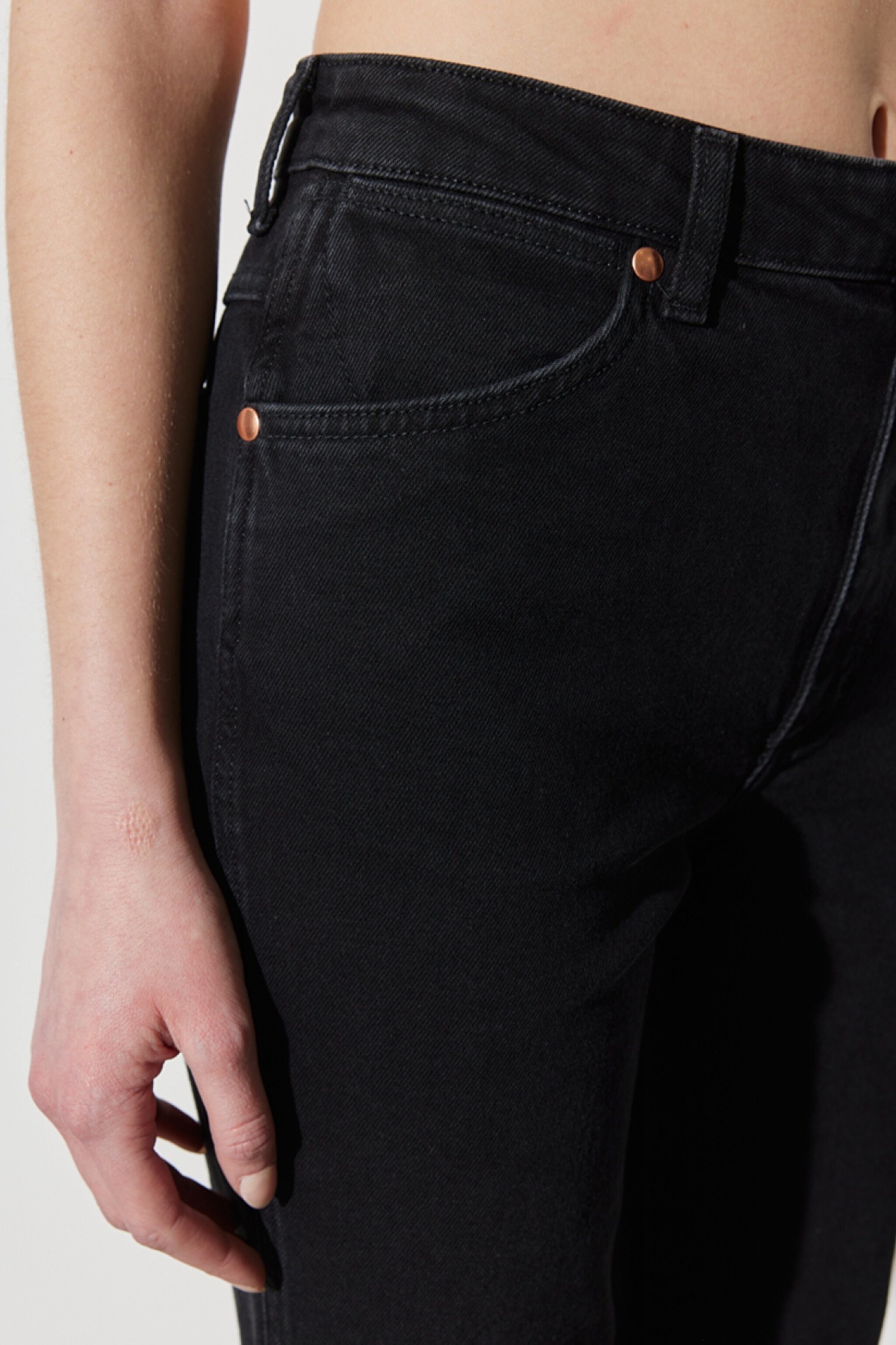 Wild West Straight Fit Düz Kesim Yüksek Bel Esnek Jean Kot Pantolon - Scorpio-W2H2BY43N (görsel 3)