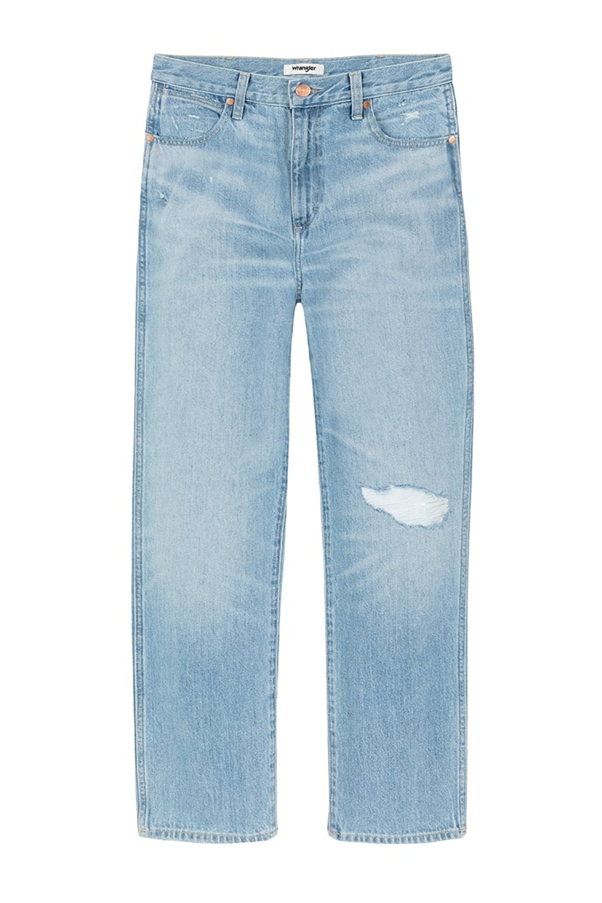 Wild West %100 Pamuk Yüksek Bel Jean Pantolon - Vintage Days-W2H2SF423 (görsel 6)