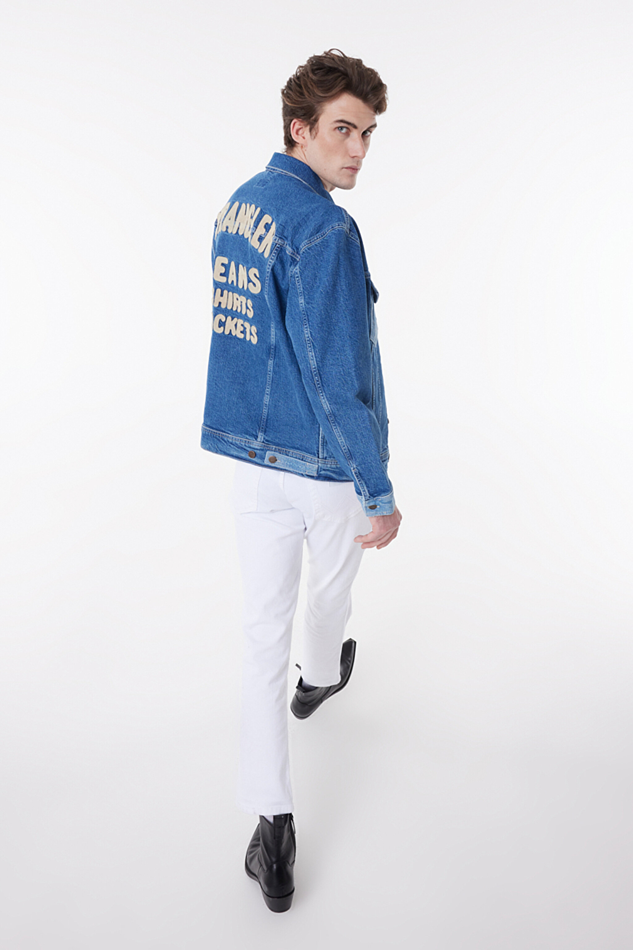 Regular Fit Anti Fit Jean Kot Ceket - Blue Block-W459ZU443 (görsel 2)