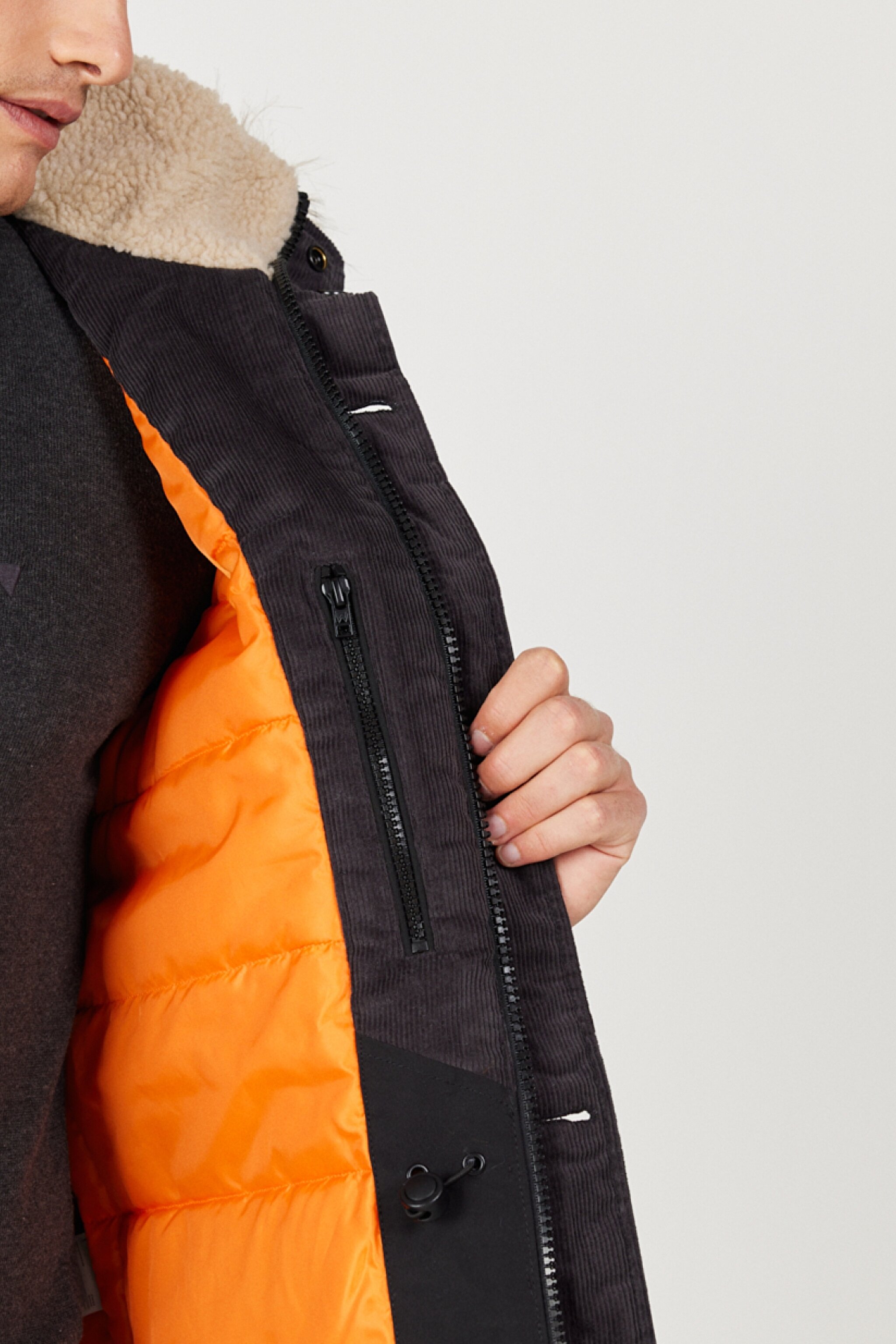 Regular Fit Normal Kesim Mont - Black-W4D0WX100 (görsel 6)