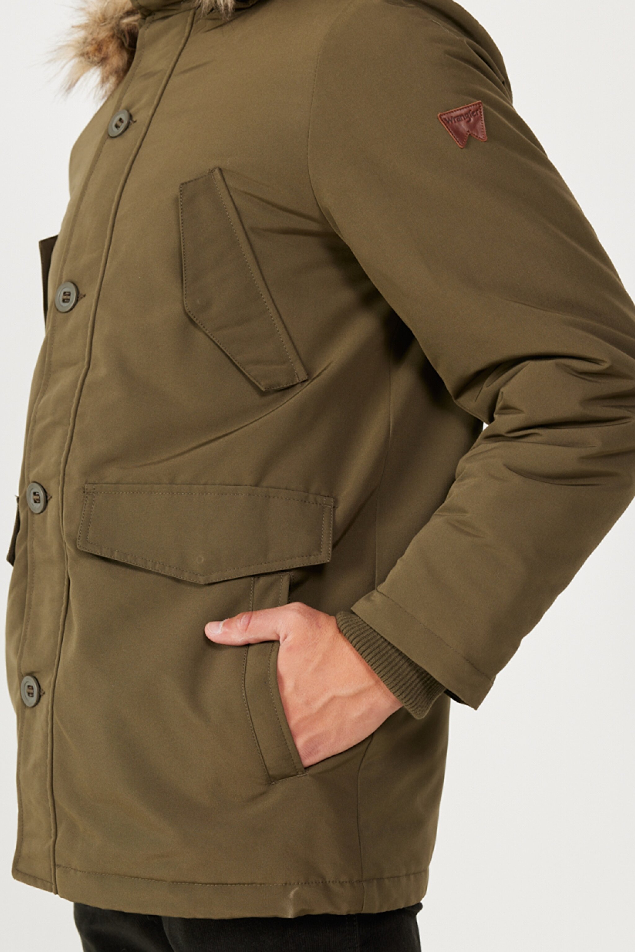 Regular Fit Normal Kesim Mont - Ivy Green-W4D0WXXIX (görsel 5)