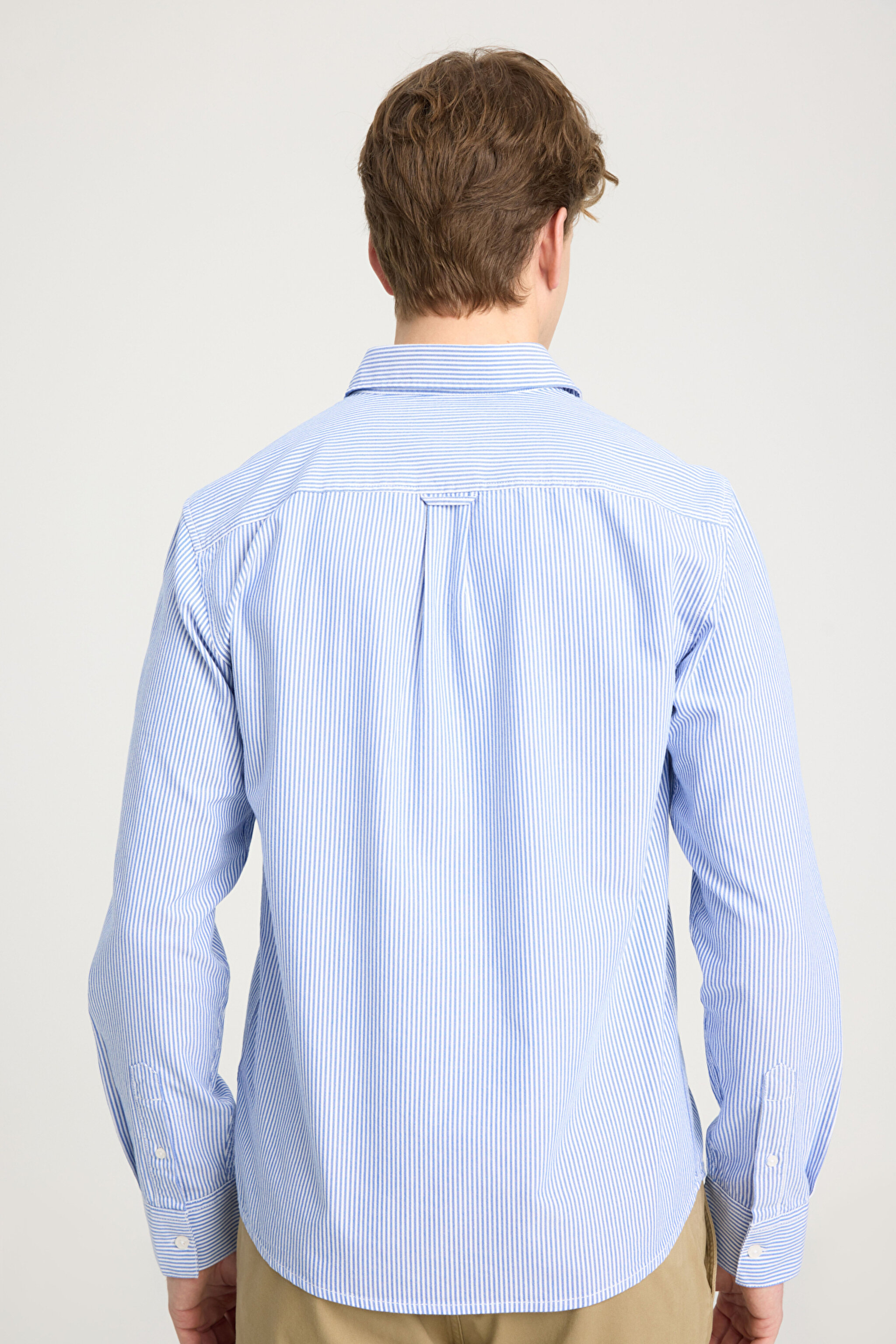 Regular Fit Normal Kesim %100 Pamuk Mavi Gömlek - Wrangler Blue-W5A2205580X05 (görsel 5)