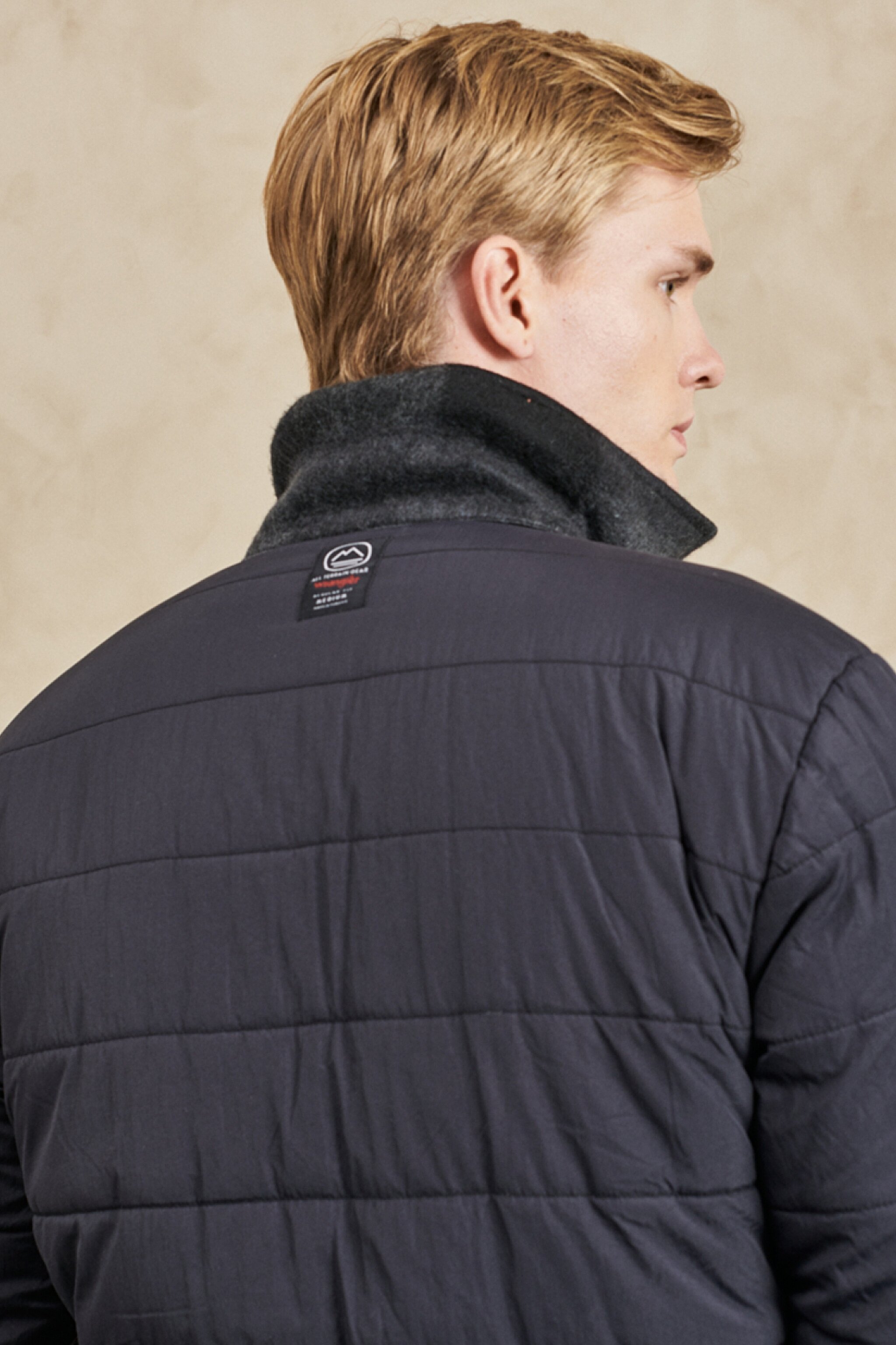 All Terrain Gear Normal Kesim Tam Fermuarlı Kareli Shacket Ceket - Dark Sapphire-W5C6ERB08 (görsel 8)
