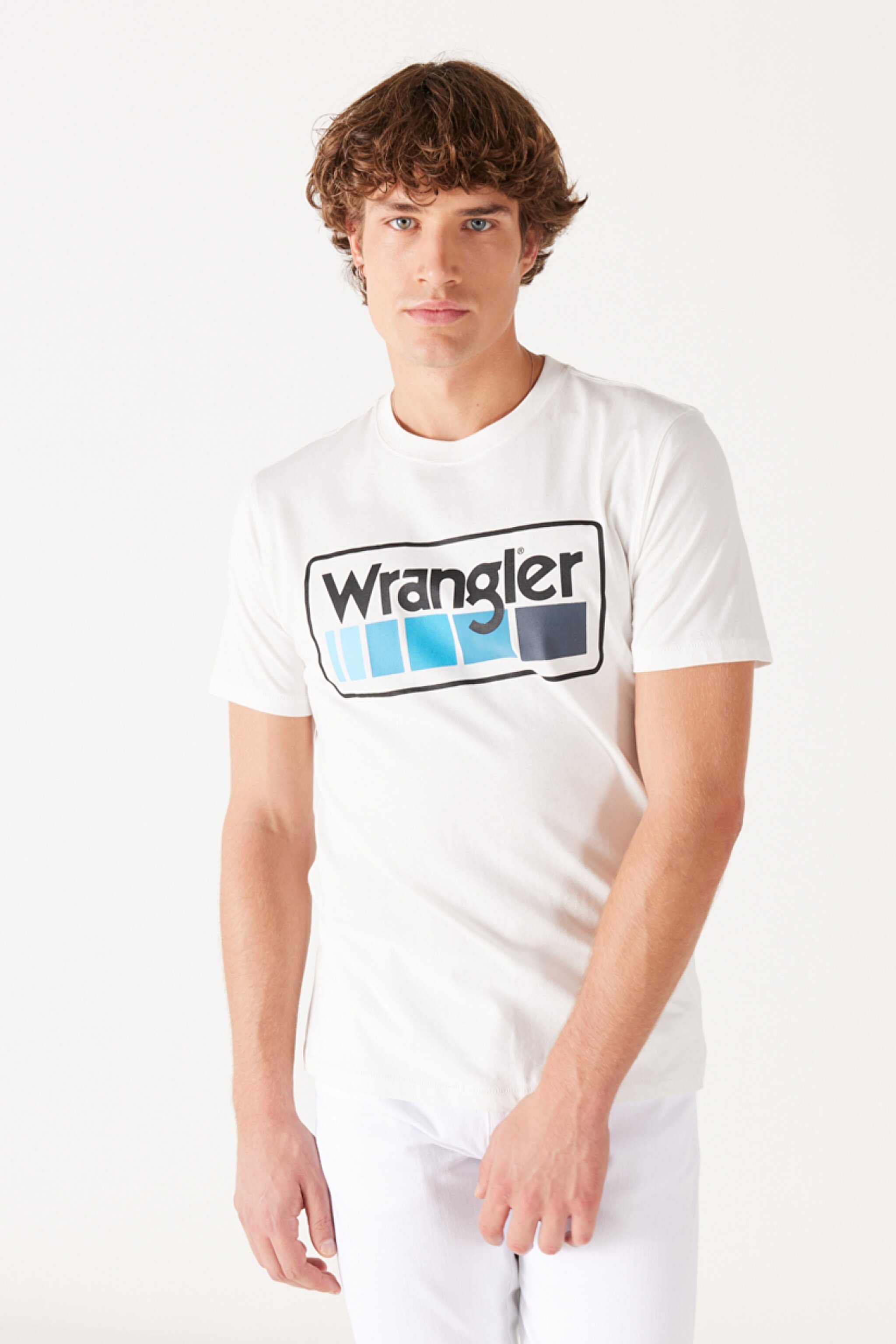 Regular Fit Normal Kesim %100 Pamuk Bisiklet Yaka Kırık Beyaz Tişört - Worn White-W750D3W02 (görsel 4)