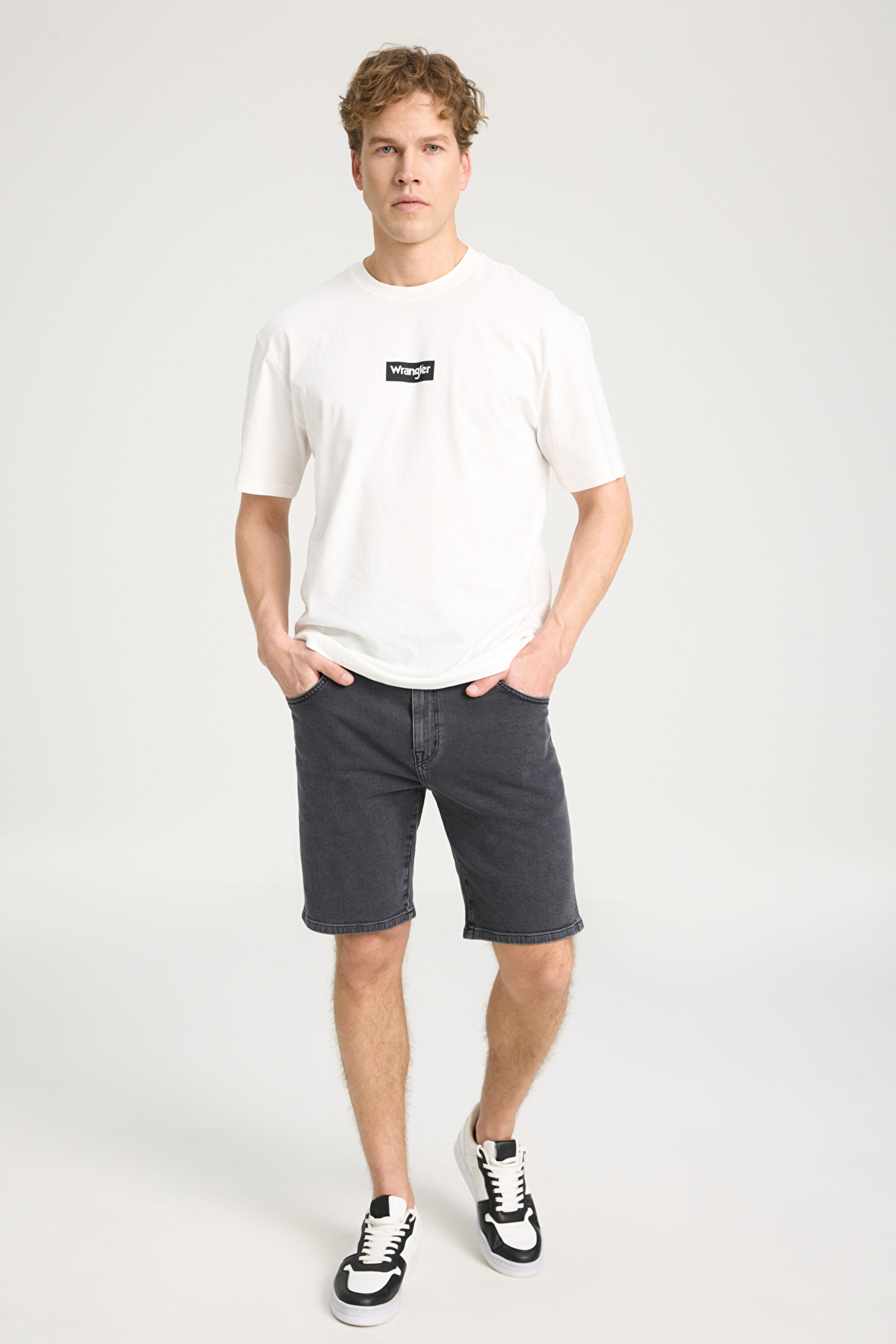 Regular Fit Normal Kesim %100 Pamuk Bisiklet Yaka Beyaz Tişört - White-W7C4EE989 (görsel 3)