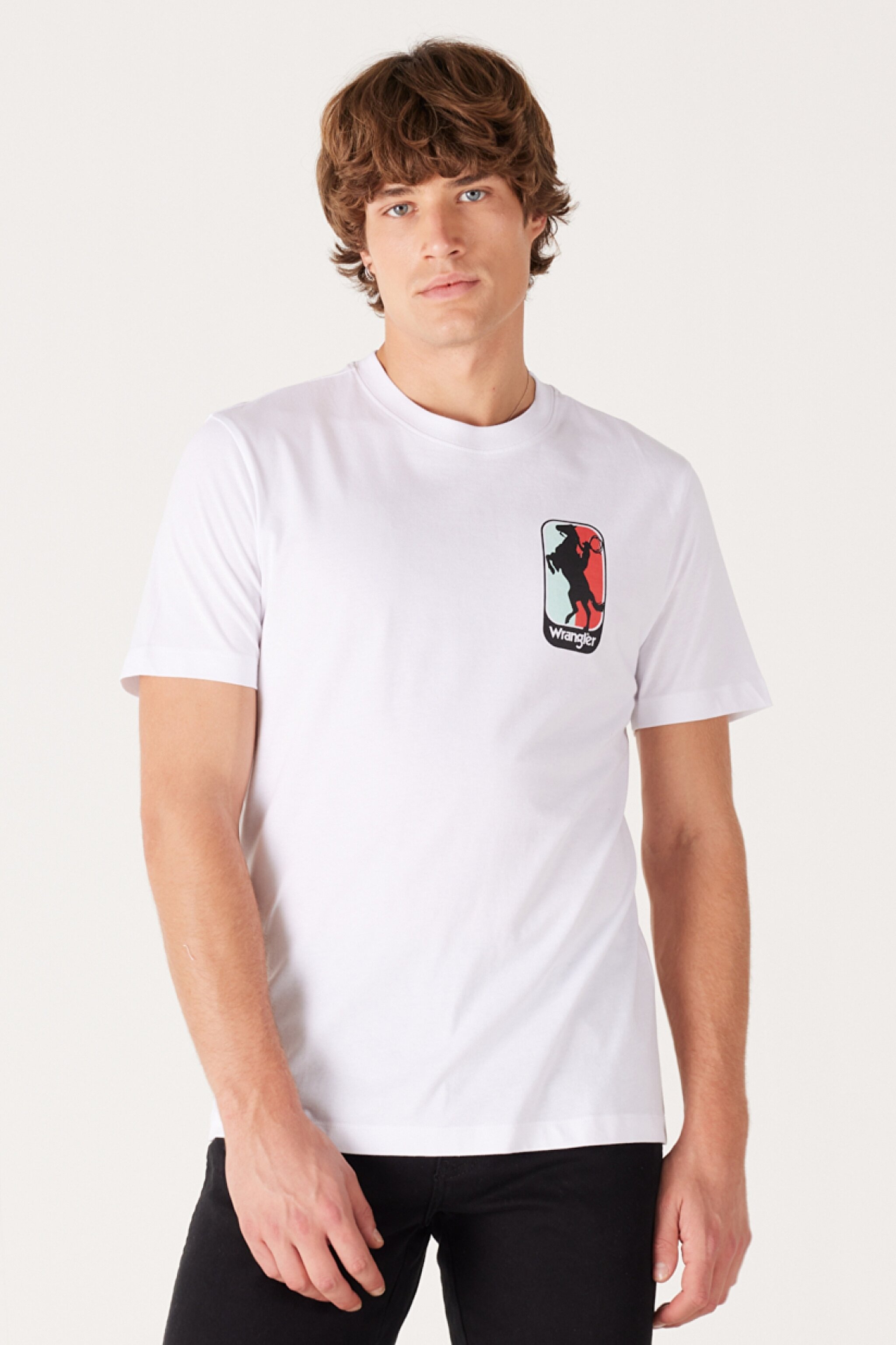 Regular Fit Normal Kesim %100 Pamuk Bisiklet Yaka Beyaz Tişört