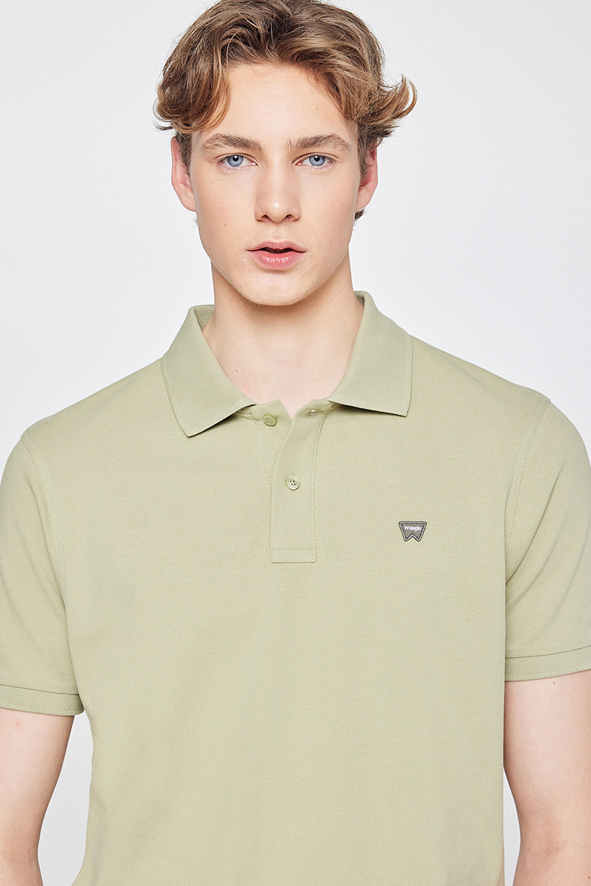 Regular Fit Normal Kesim Polo Yaka %100 Pamuk Ada Çayı Tişört - Tea Leaf-W7D5K4XX2T37Y (görsel 4)