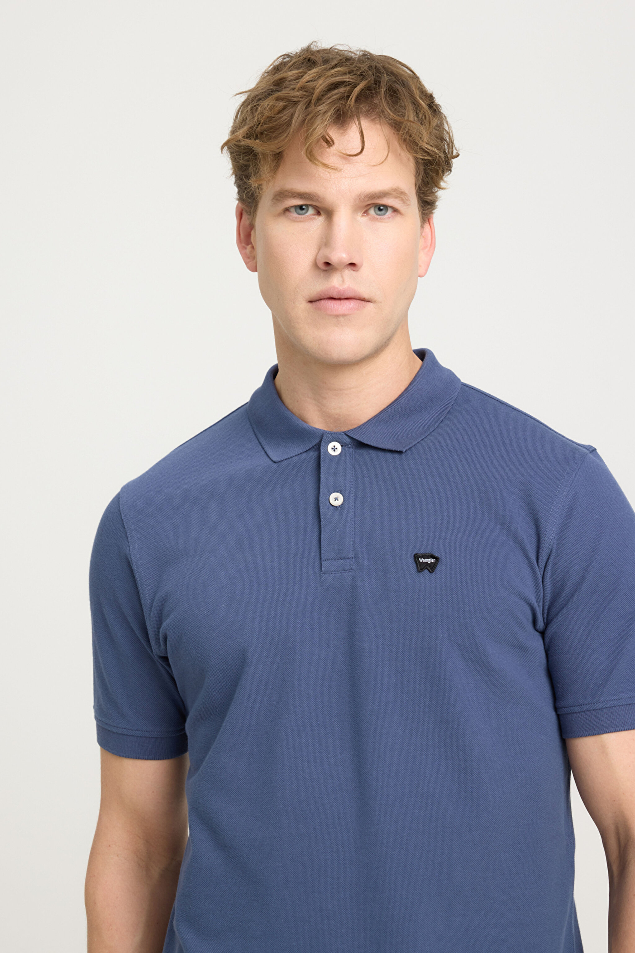 Regular Fit Normal Kesim Polo Yaka %100 Pamuk Lacivert Tişört - Vintage Indigo-W7D5K4XX2TXZ8 (görsel 2)