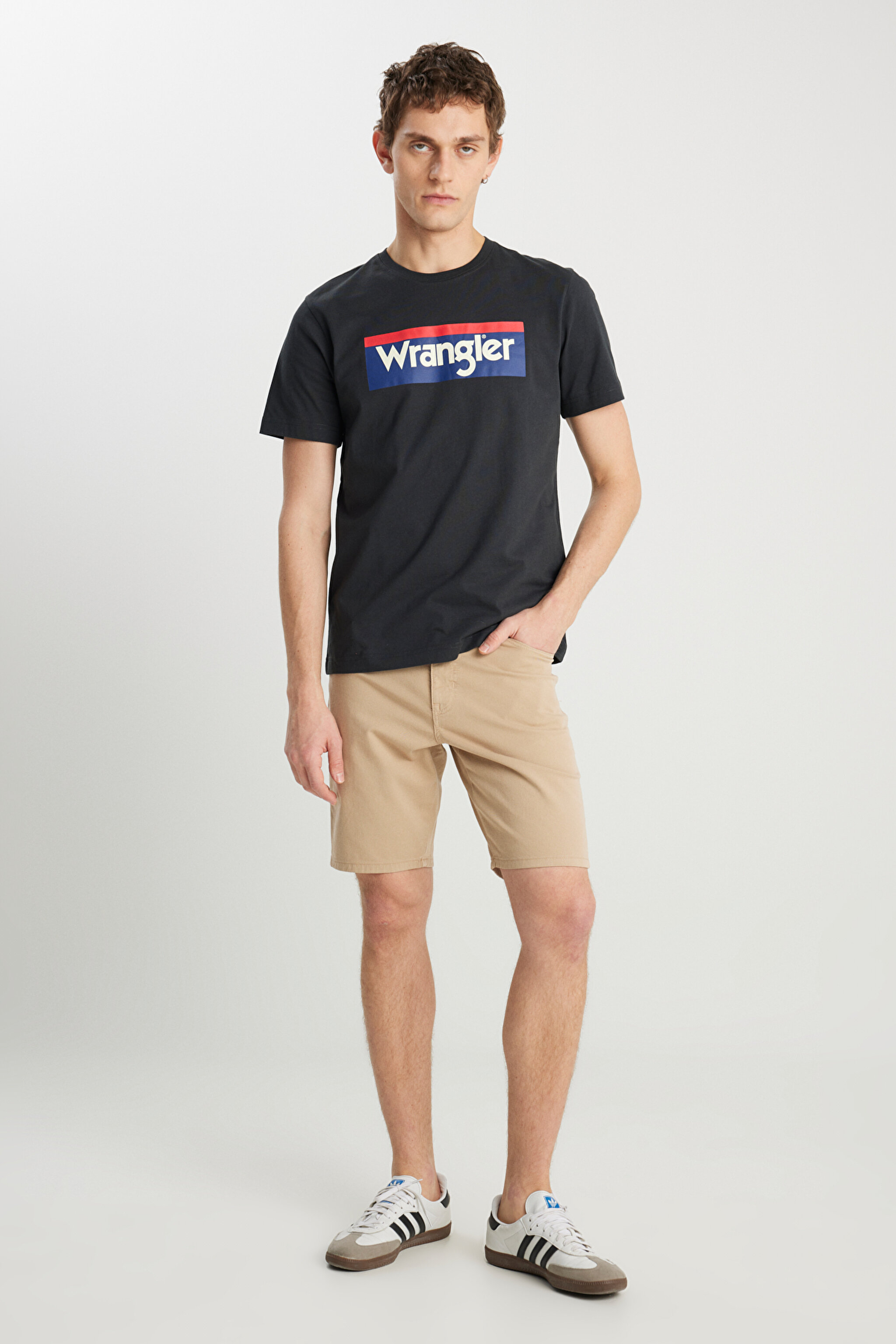 Regular Fit Normal Kesim %100 Pamuk Bisiklet Yaka Tişört - Faded Black-W7H4D3XV6 (görsel 3)