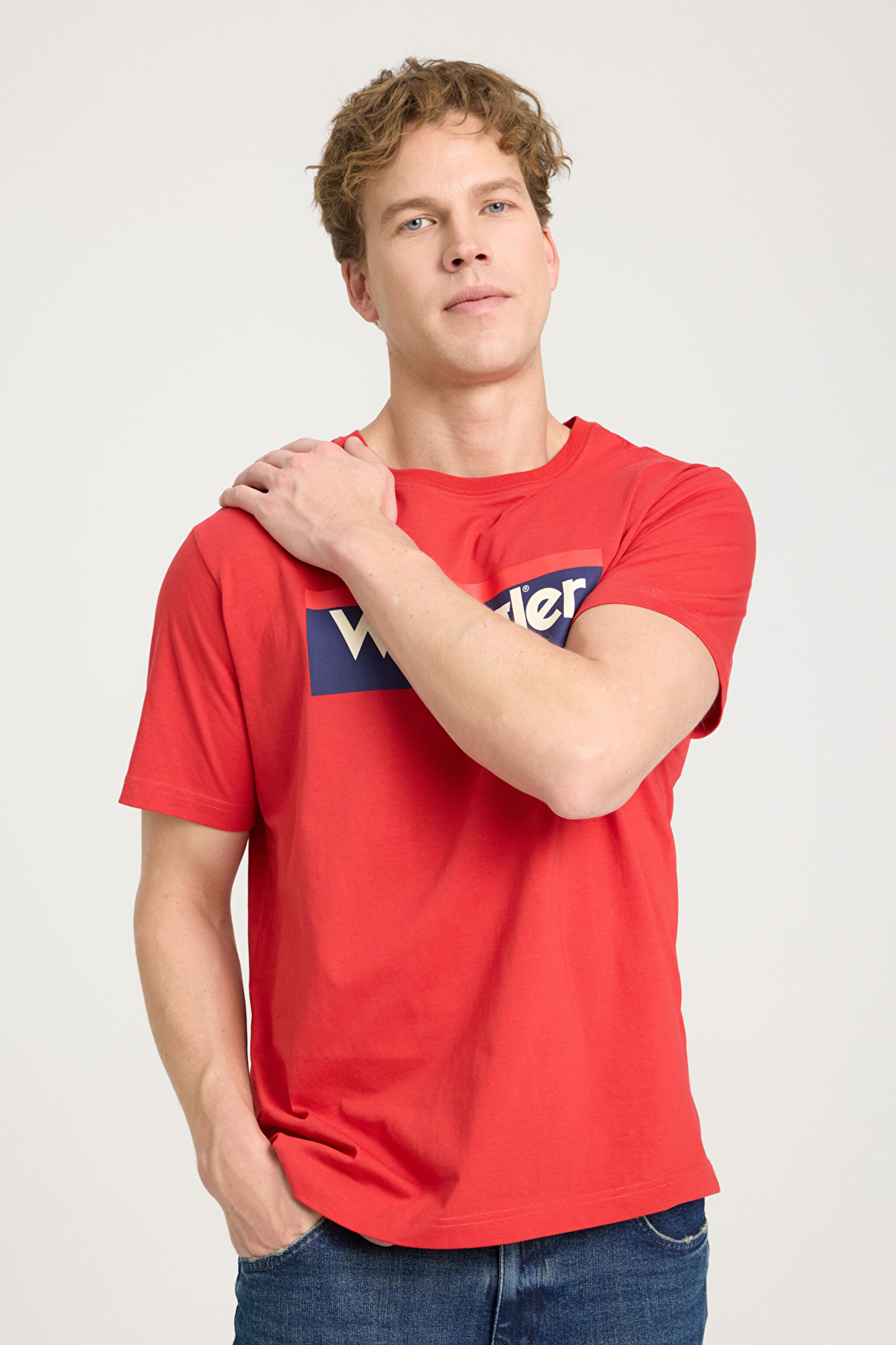 Regular Fit Normal Kesim %100 Pamuk Bisiklet Yaka Tişört - Formula Red-W7H4D3XWO (görsel 2)