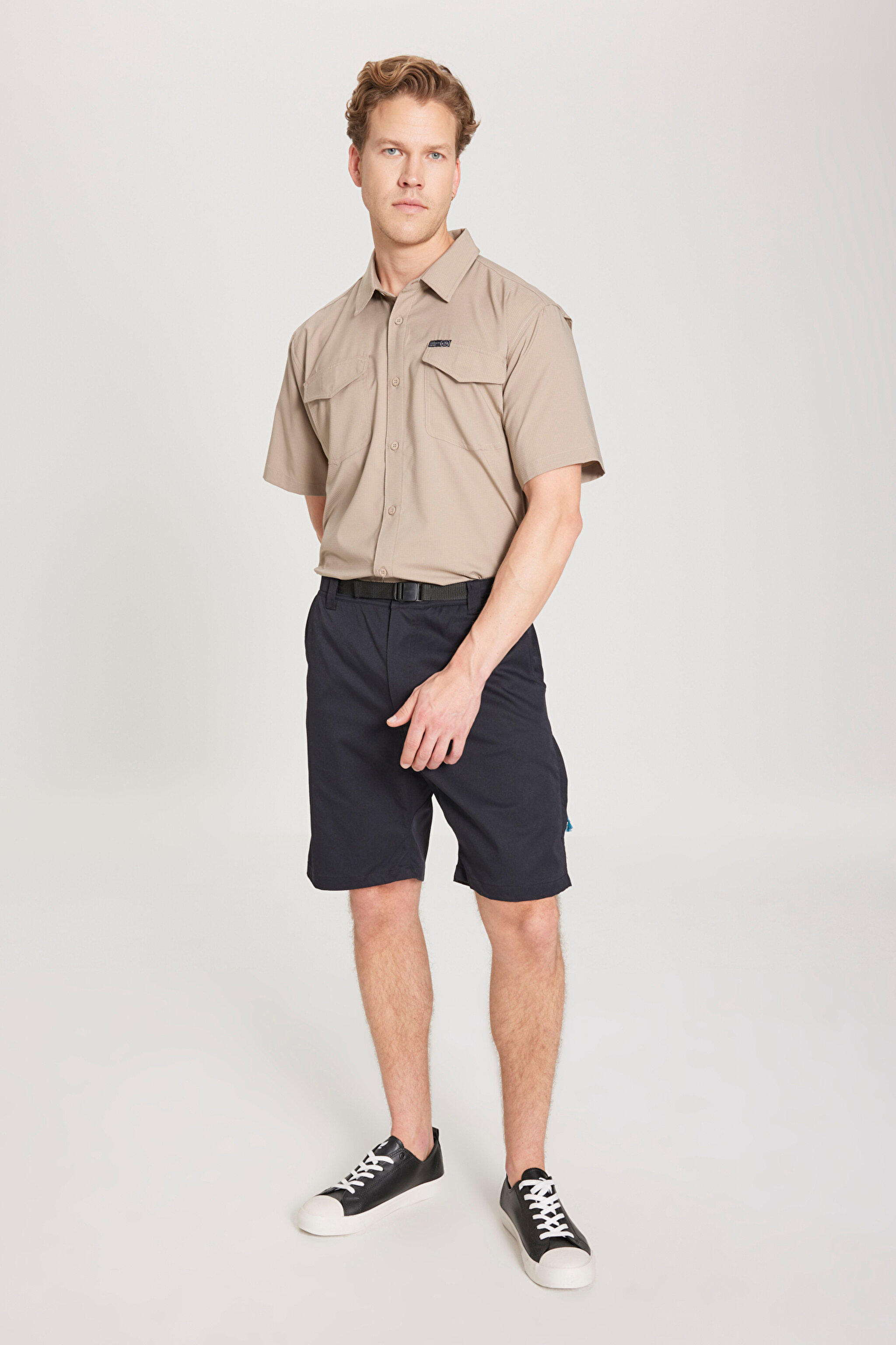 All Terrain Gear Regular Fit Normal Kesim Siyah Şort - Black-WA1LHI100 (görsel 3)