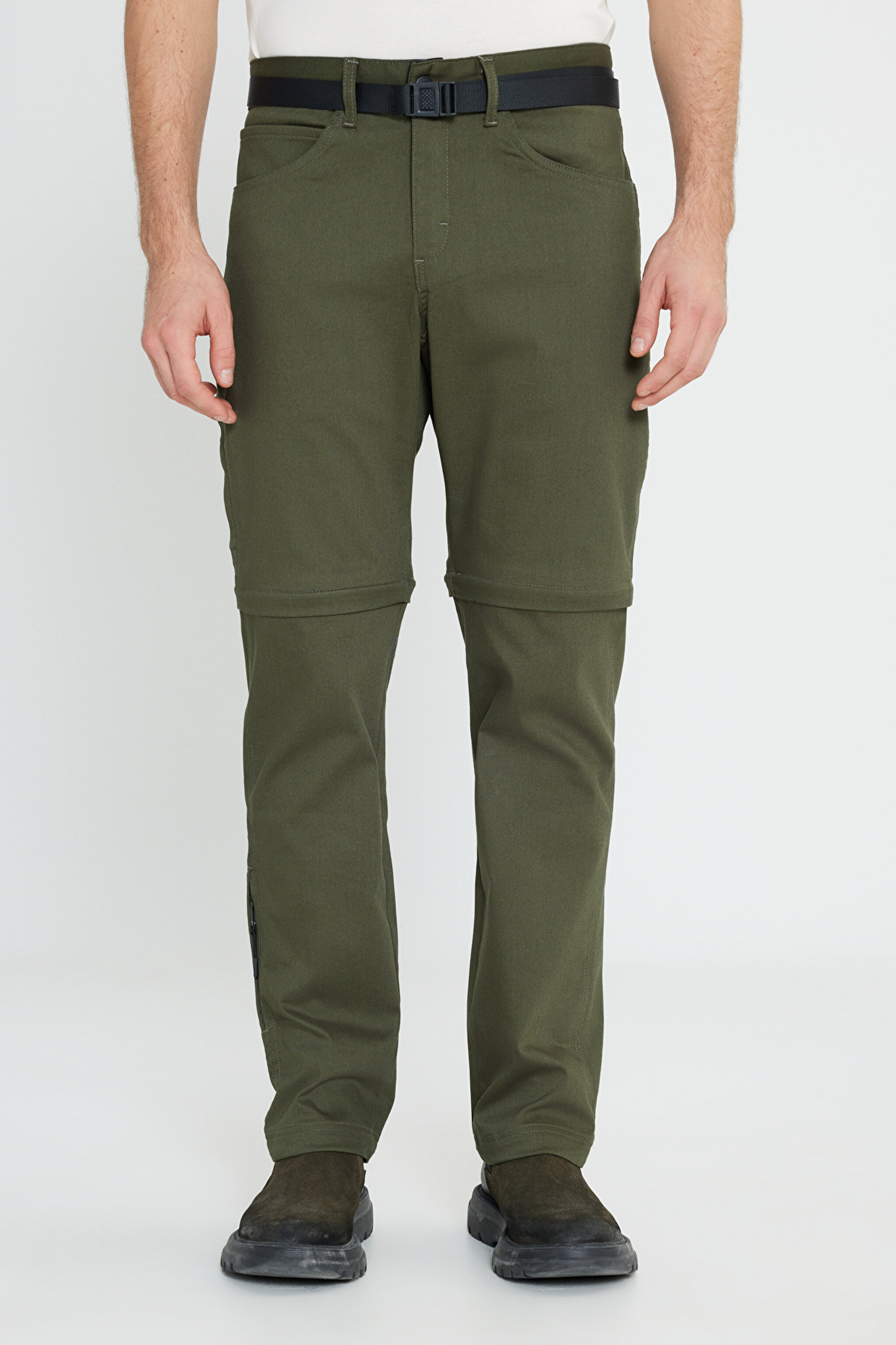 All Terrain Gear Regular Fit Normal Kesim Dizden Fermuarlı Kargo Pantolon - Deep Dephts-WA1SAV066 (görsel 3)