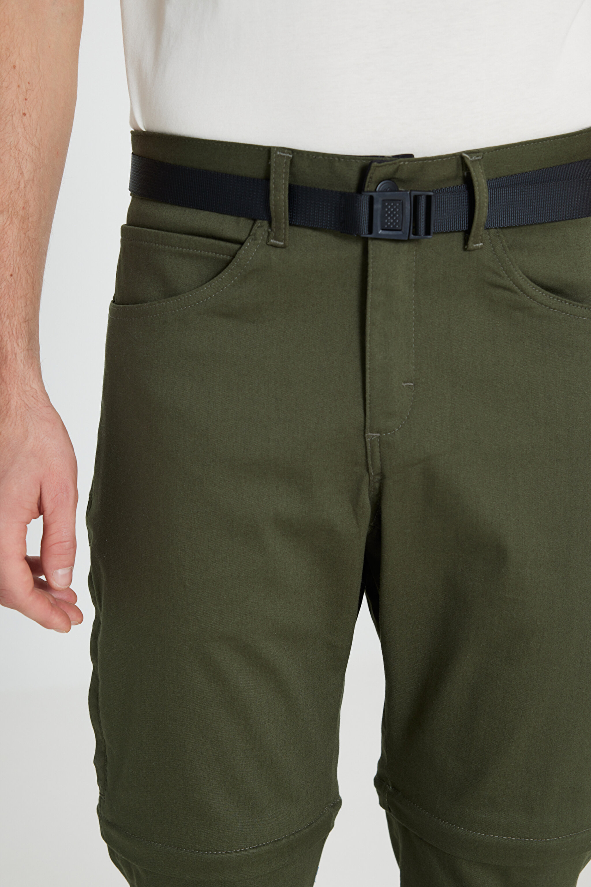 All Terrain Gear Regular Fit Normal Kesim Dizden Fermuarlı Kargo Pantolon - Deep Dephts-WA1SAV066 (görsel 5)