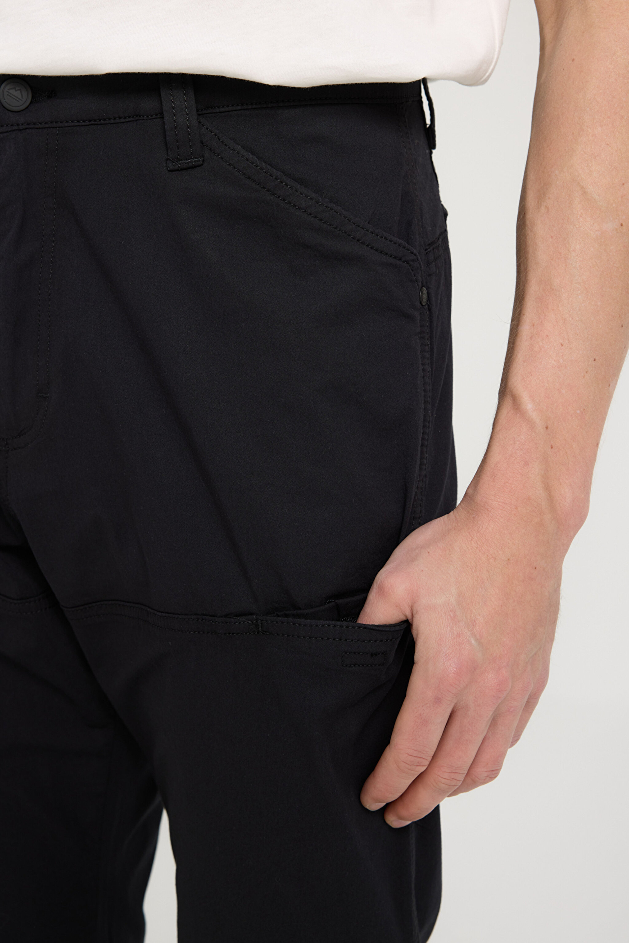 All Terrain Gear Regular Fit Normal Kesim Siyah Jooger Pantolon - Black-WA1YFF001 (görsel 3)