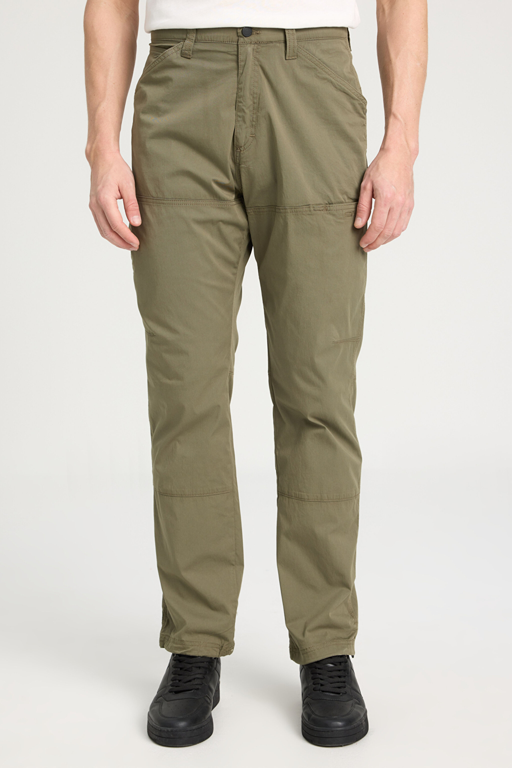 All Terrain Gear By Wrangler Regular Fit Normal Kesim Normal Bel Yeşil Jogger Pantolon - Dusty Olive-WA1YFFX45 (görsel 6)