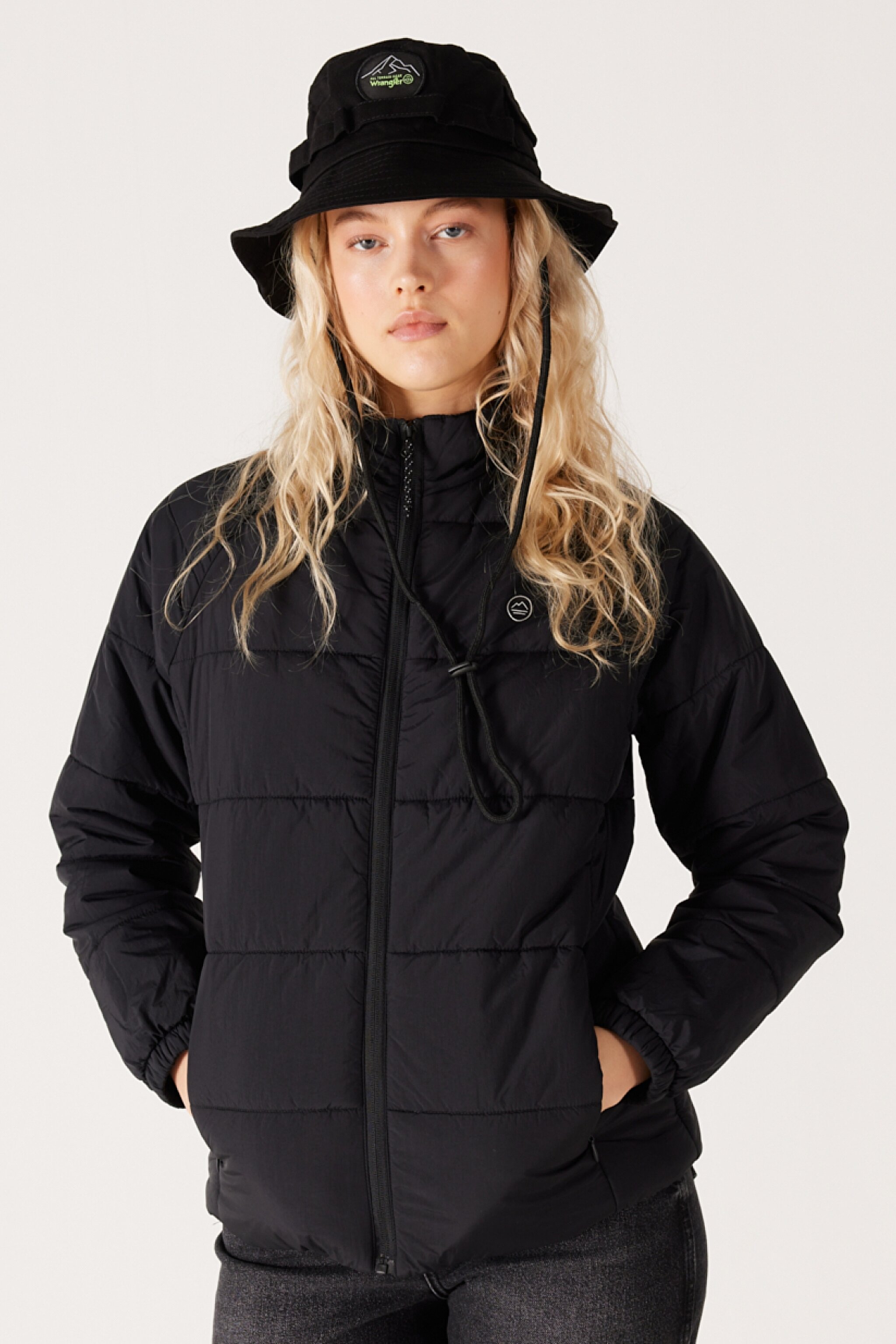 All Terrain Gear Regular Fit Kapüşonlu Çift Kullanımlı Siyah Su Geçirmez Ceket - Black-WA44ES100