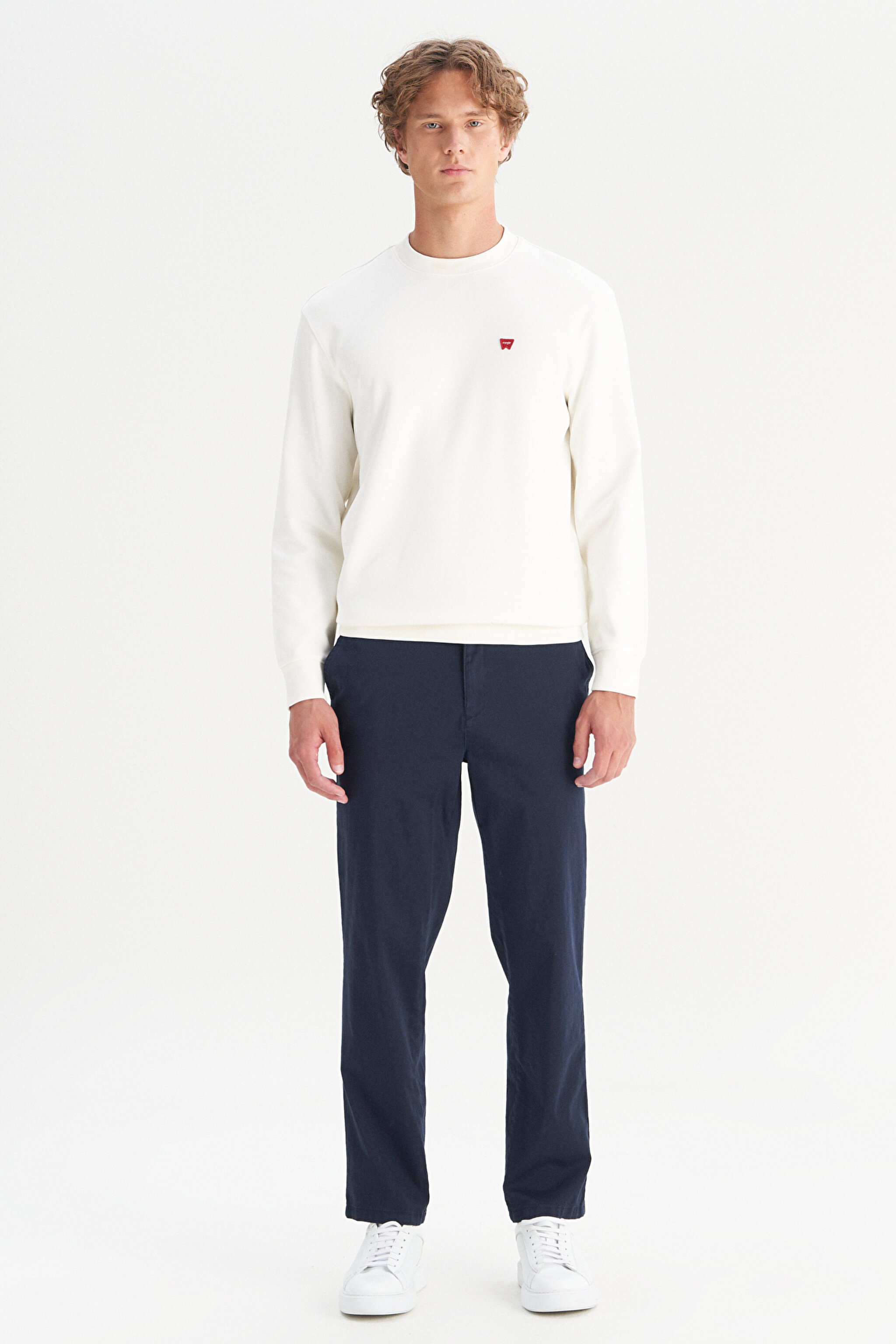 Pamuklu Slim Fit Dar Kesim Cepli Yumuşak Dokulu Esnek Pantolon - DarKNavy-WM01200001411 (görsel 3)