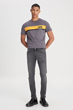 Luke Slim Tapered Dar Kesim Düşük Bel Antrasit Esnek Jean Kot Pantolon - Anthracite-L211034003