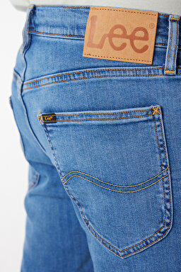 Daren Regular Straight Fit Normal Bel Esnek Jean Kot Pantolon - Deep Blue-L211835397 (görsel 5)