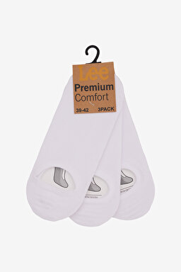 3'lü Paket Beyaz Çorap - White-L211851100 (görsel 2)