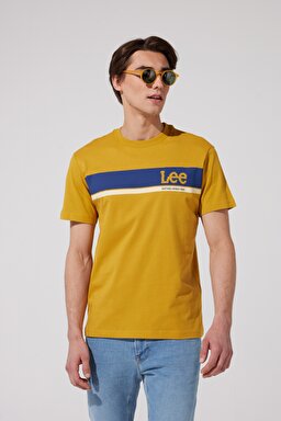 Regular Fit Normal Kesim %100 Pamuk Bisiklet Yaka Sarı Tişört - Yellow-L211918200