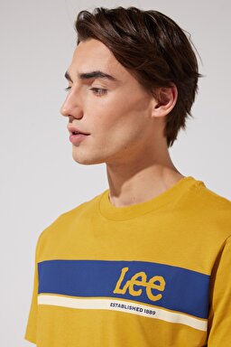 Regular Fit Normal Kesim %100 Pamuk Bisiklet Yaka Sarı Tişört - Yellow-L211918200 (görsel 3)