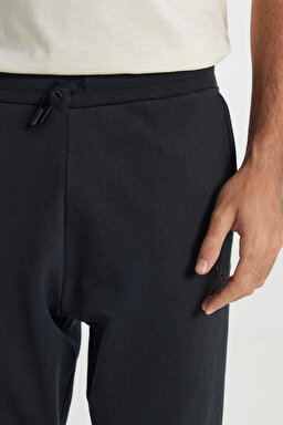 Regular Fit Normal Kesim Jogger Pantolon - Black-L212306001 (görsel 5)