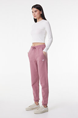 Regular Fit Normal Kesim İçi Polarlı Sweatpant Eşofman Altı - Dark Mauve-L221036A65