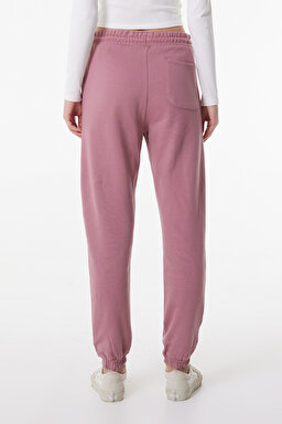 Regular Fit Normal Kesim İçi Polarlı Sweatpant Eşofman Altı - Dark Mauve-L221036A65 (görsel 5)