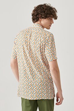 Regular Fit Rahat Kesim Casual Gömlek - White-L221490100 (görsel 6)