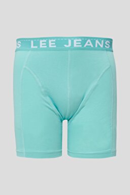 Jackadandy Regular Fit Sarı Yeşil Logolu 2'li Boxer Paketi - Multi-L221514900 (görsel 3)