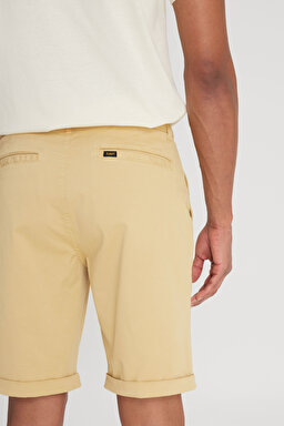 Regular Fit Normal Kesim Normal Bel Camel Şort - Camel-L231145211 (görsel 4)