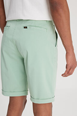 Regular Fit Normal Kesim Normal Bel Mint Yeşili Şort - Mint Green-L231145303 (görsel 4)