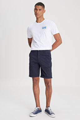 Regular Fit Normal Kesim Normal Bel Lacivert Şort - DarK Navy-L231145411 (görsel 2)
