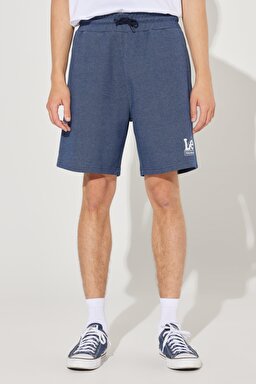 Regular Fit Normal Kesim Lastikli Bel Lacivert Sweat Şort - Navy-L231253410